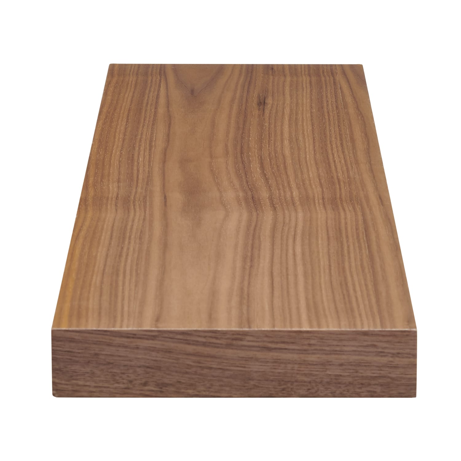 Eurostyle Barney Floating Shelf, 2inH x 36inW x 10inD, Walnut - Image 4