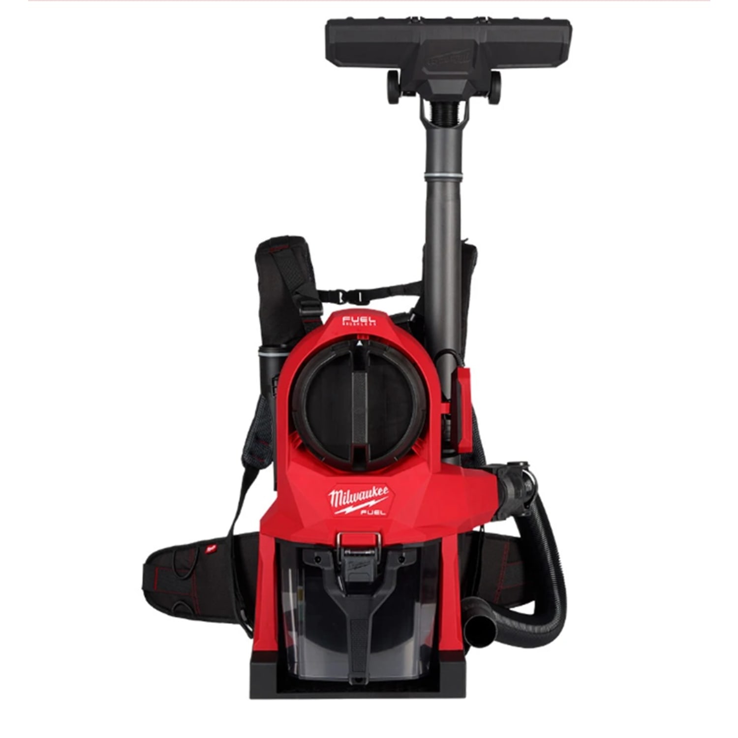 Milwaukee M18 Fuel Cordless Rechargeable HEPA Bagless Dry Commercial Backpack Vacuum - Image 3