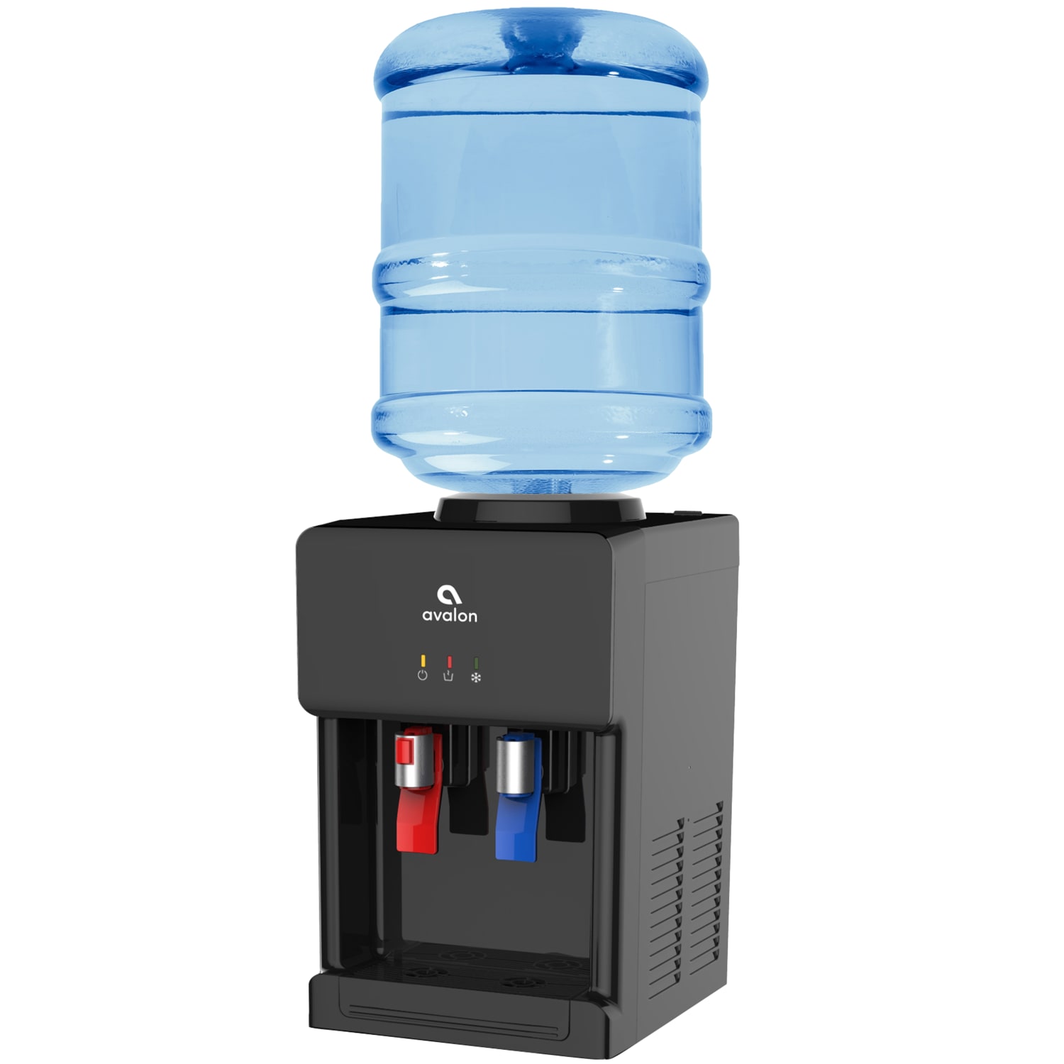 Avalon Premium Hot/Cold Top Loading Countertop Water Cooler Dispenser With Child Safety Lock. UL/Energy Star Approved- Black - Image 3