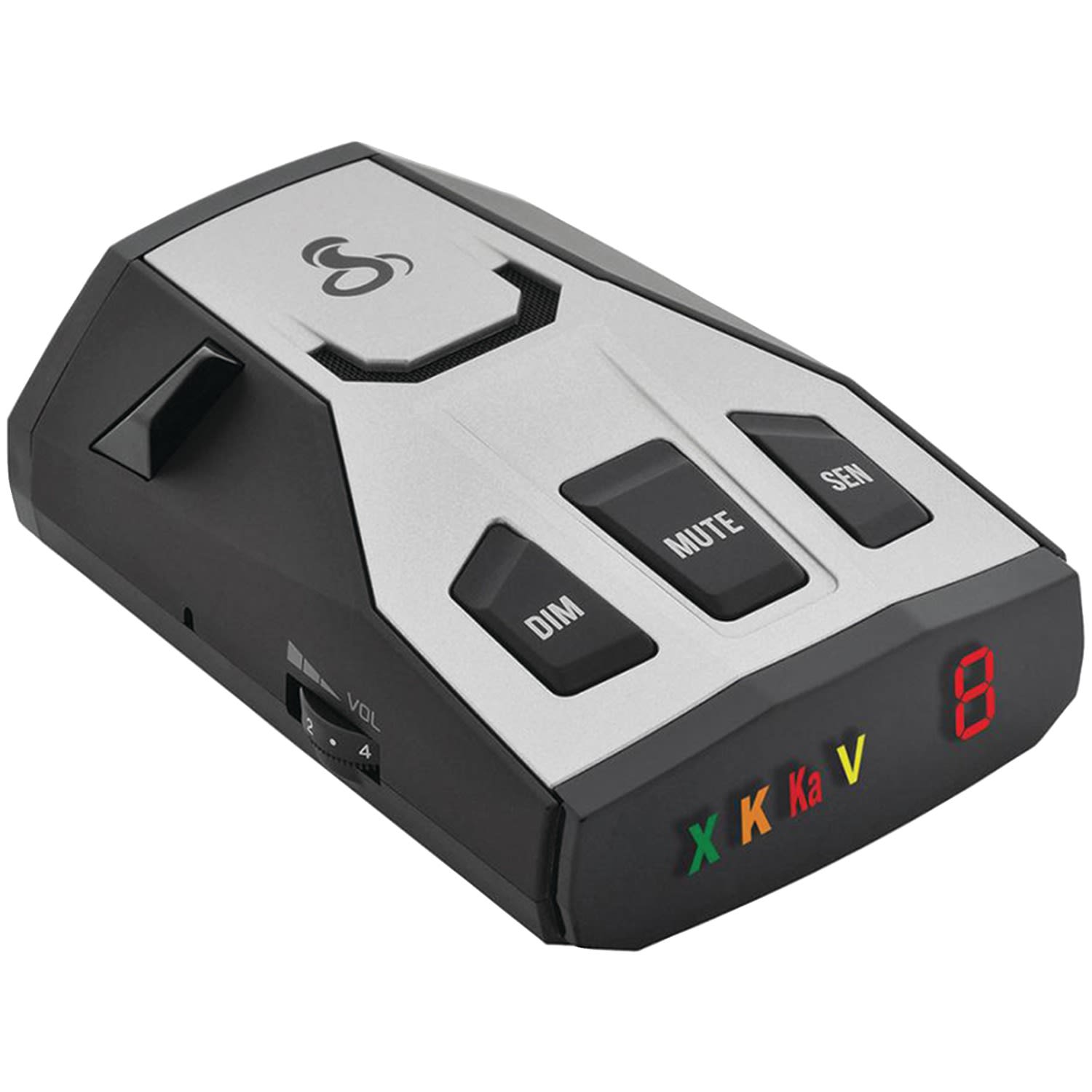 Cobra RAD 350 Radar/Laser Detector, Black & Gray