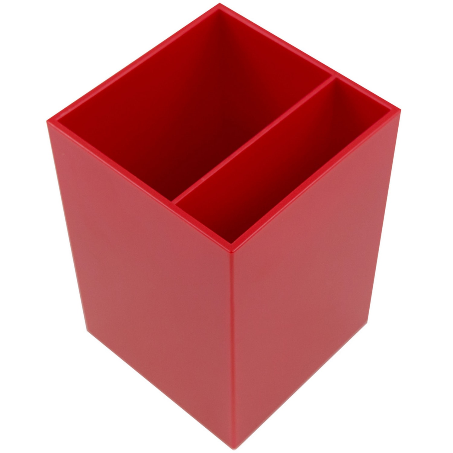 JAM Paper Pen Holder, 3-7/8inH x 2-3/4inW x 2-3/4inD, Red - Image 3