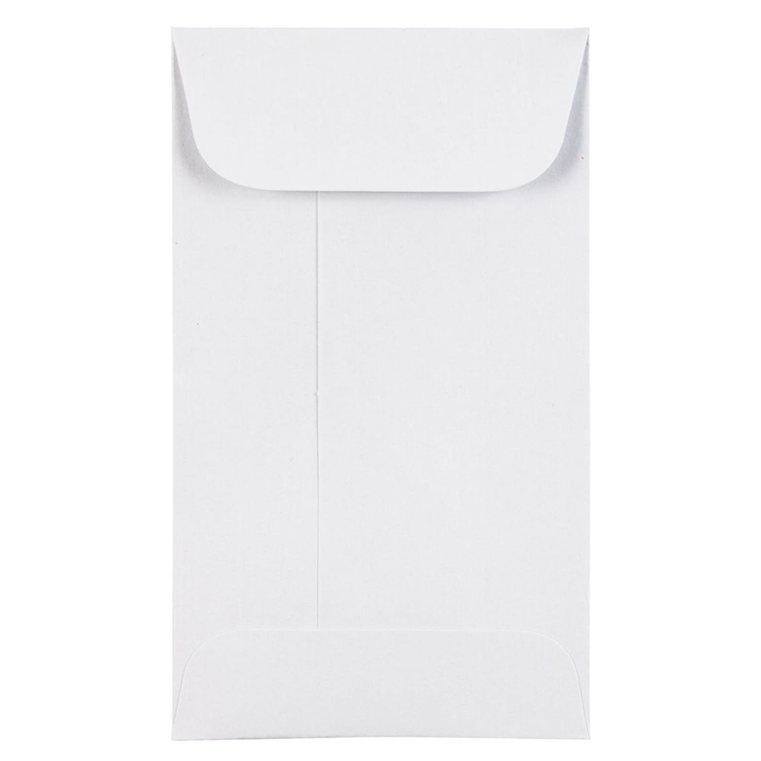 JAM Paper Coin Envelopes, #3, Peel & Seal, White, Pack Of 50 Envelopes - Image 5