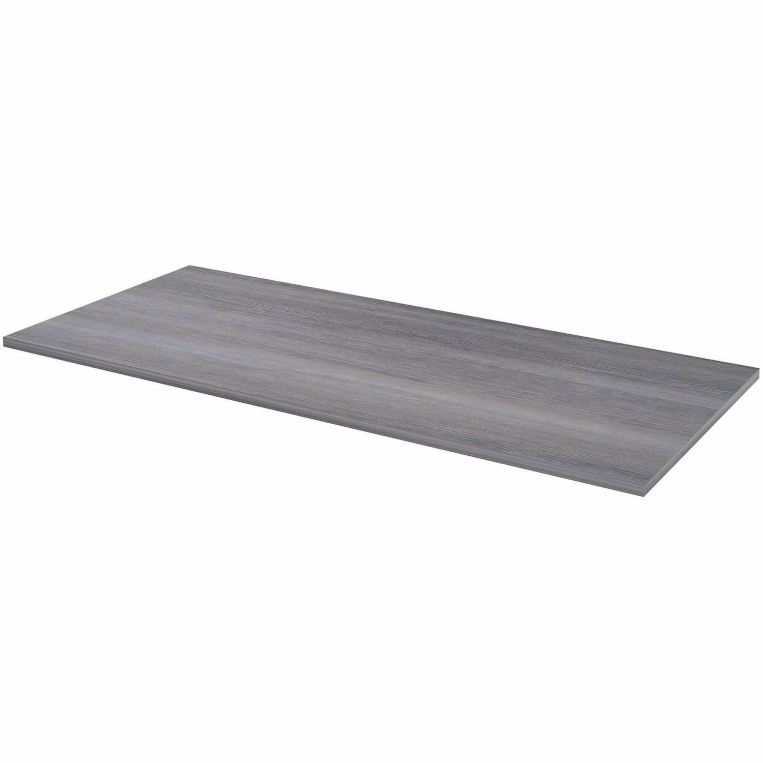 Lorell Multipurpose Tabletop - Band Edge - Weathered Charcoal, Laminate Table Top - For Conference Table, Office - Image 5