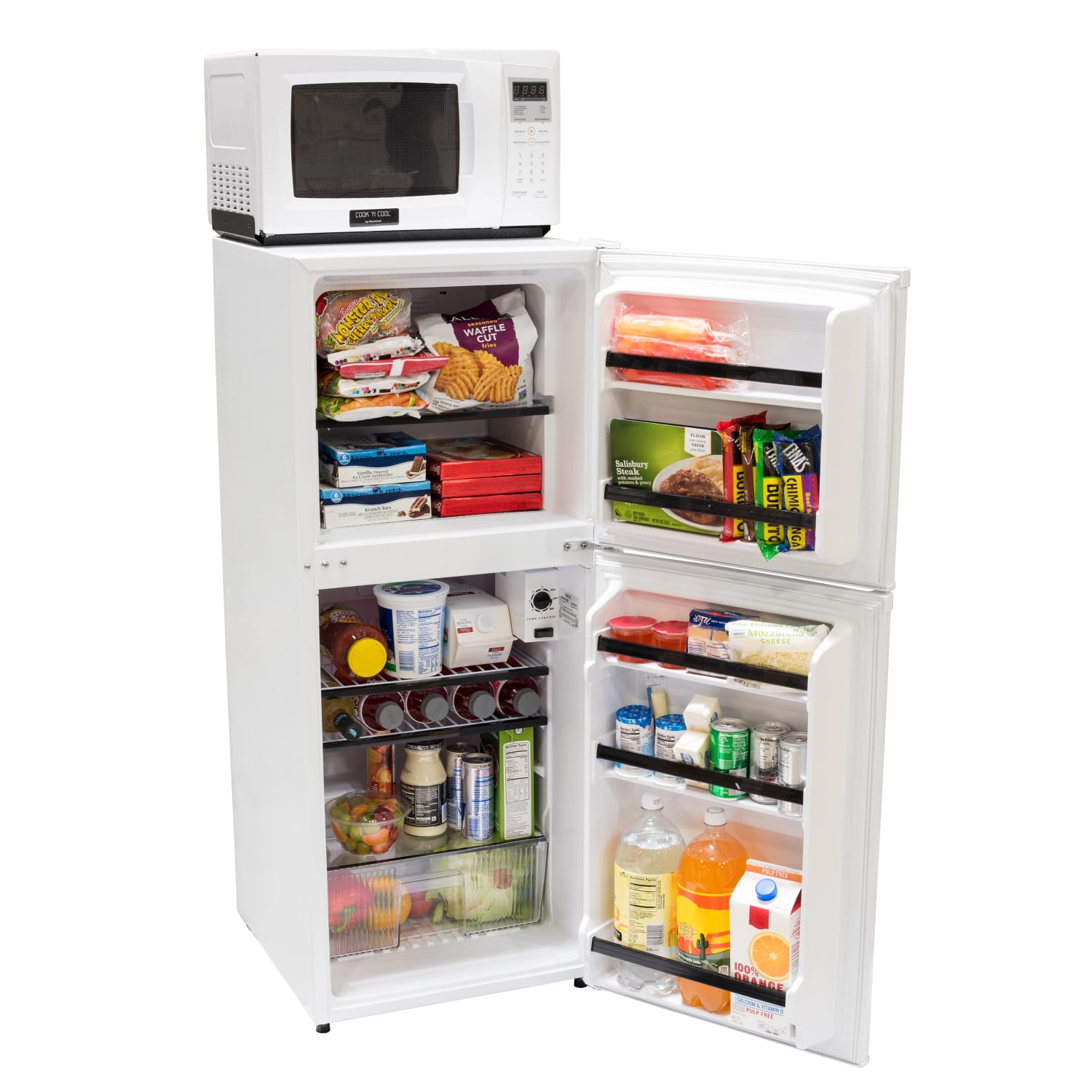 Absocold 4.8 Cu Ft Mini Refrigerator/Microwave, White - Image 3