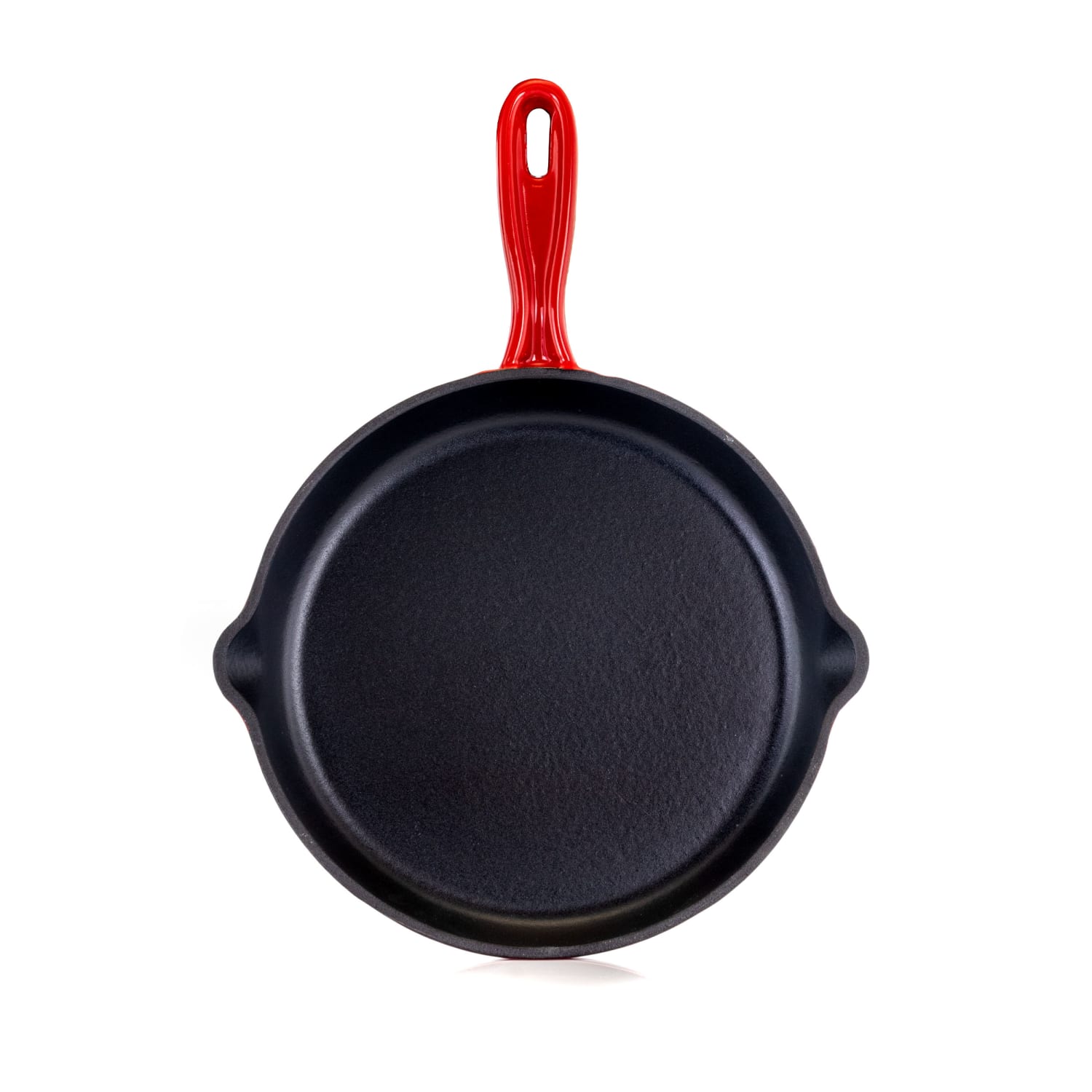 MegaChef Cast Iron Skillet, 10-1/4in, Red - Image 6