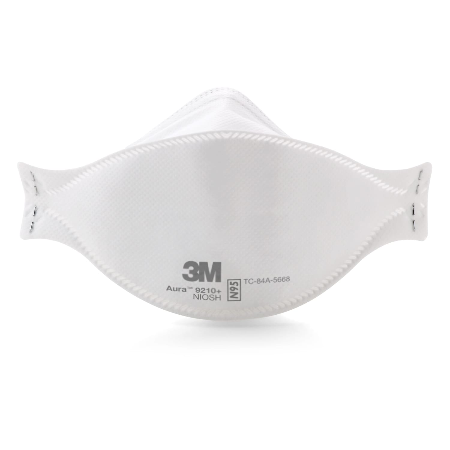 3M Aura N95 Particulate Respirators, 9205+, White, Pack Of 240 Respirators