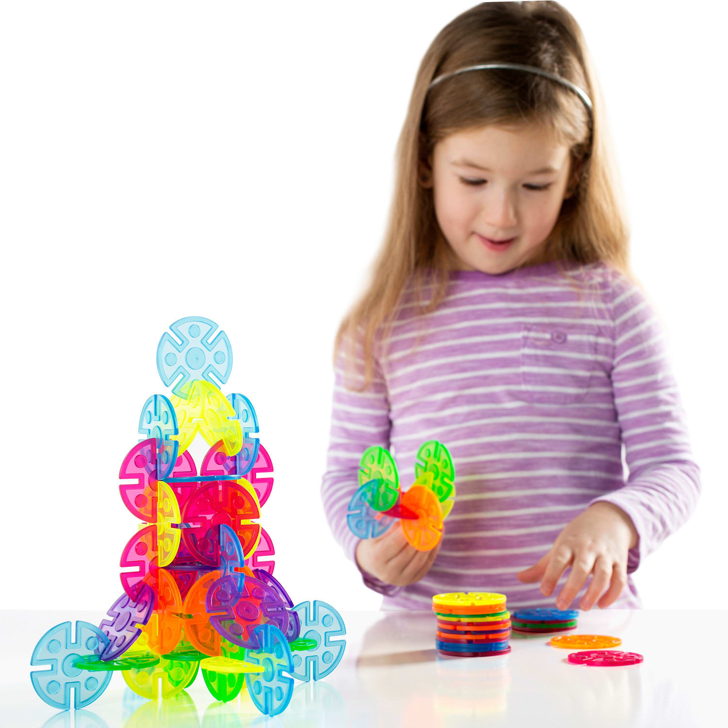 Guidecraft Interlox Discs Building Set, 96 Pieces - Image 5