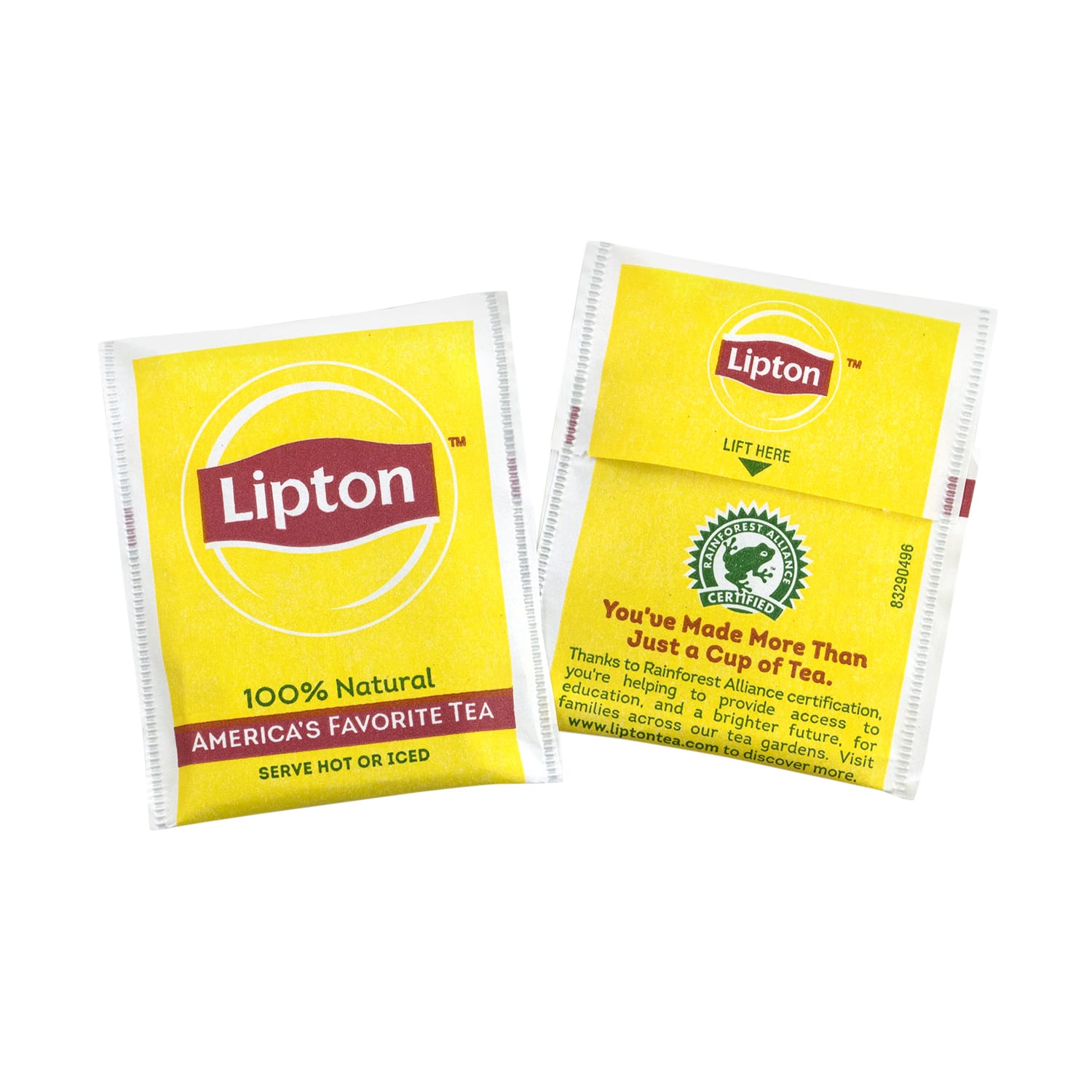 Lipton 100% Natural Black Tea Bags, 1 Oz, Carton Of 312 - Image 5