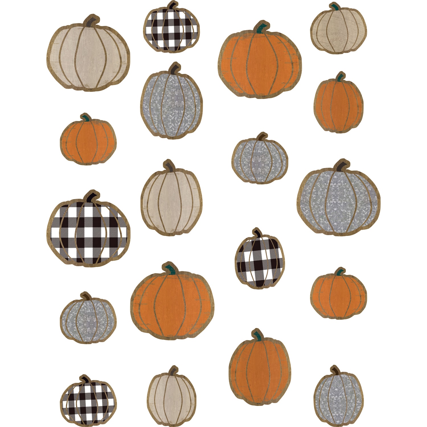 Teacher Created Resources Accents, Home Sweet Classroom Pumpkins, 57 Pieces Per Pack, Set Of 3 Packs - Image 3