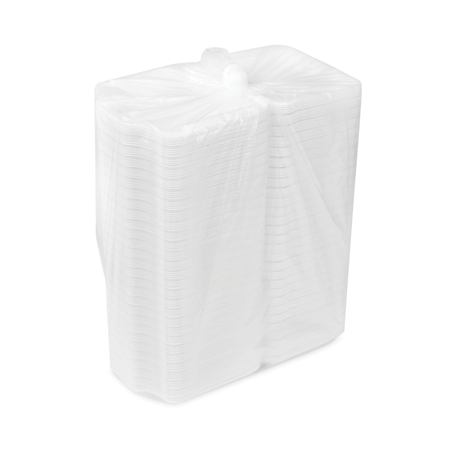 Pactiv Evergreen SmartLock Foam Hinged Lid Containers, Small, 2-11/16inH x 7-1/2inW x 8inD, White, Carton Of 150 Containers - Image 4