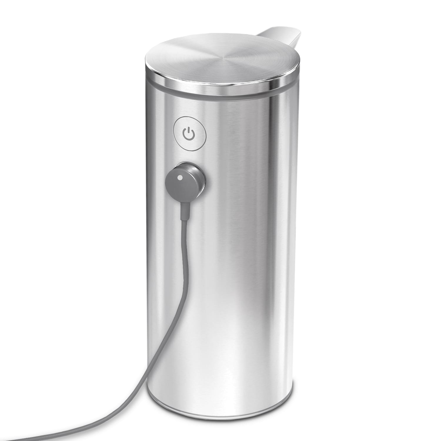 simplehuman Touch-Free Rechargeable Sensor Liquid Soap and Hand Sanitizer Dispenser, 9 Oz, Brushed - Image 4