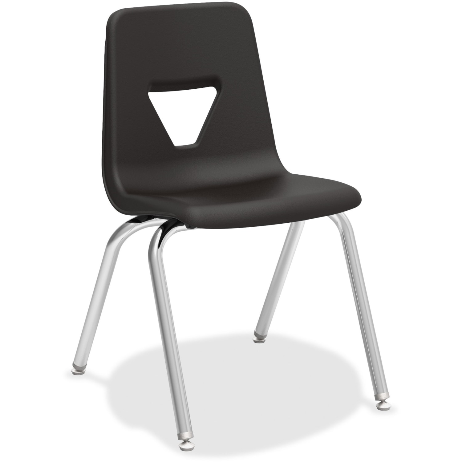 Lorell Classroom Student Plastic Seat Plastic Back Stacking Chair 18 14in Seat Width Black SeatSilver Frame Quantity 4 PopularChairscom Lorell Classroom Student Plastic Seat Plastic Back Stacking Chair 18 14in Seat Width Black SeatSilver Frame Quantity 4 PopularChairscom