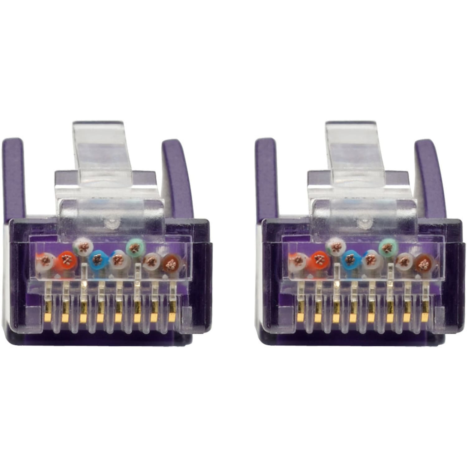 Eaton Tripp Lite Series Cat6 Gigabit Snagless Molded (UTP) Ethernet Cable (RJ45 M/M), PoE, Purple, 20 ft. (6.09 m) - N201020PU - Image 4