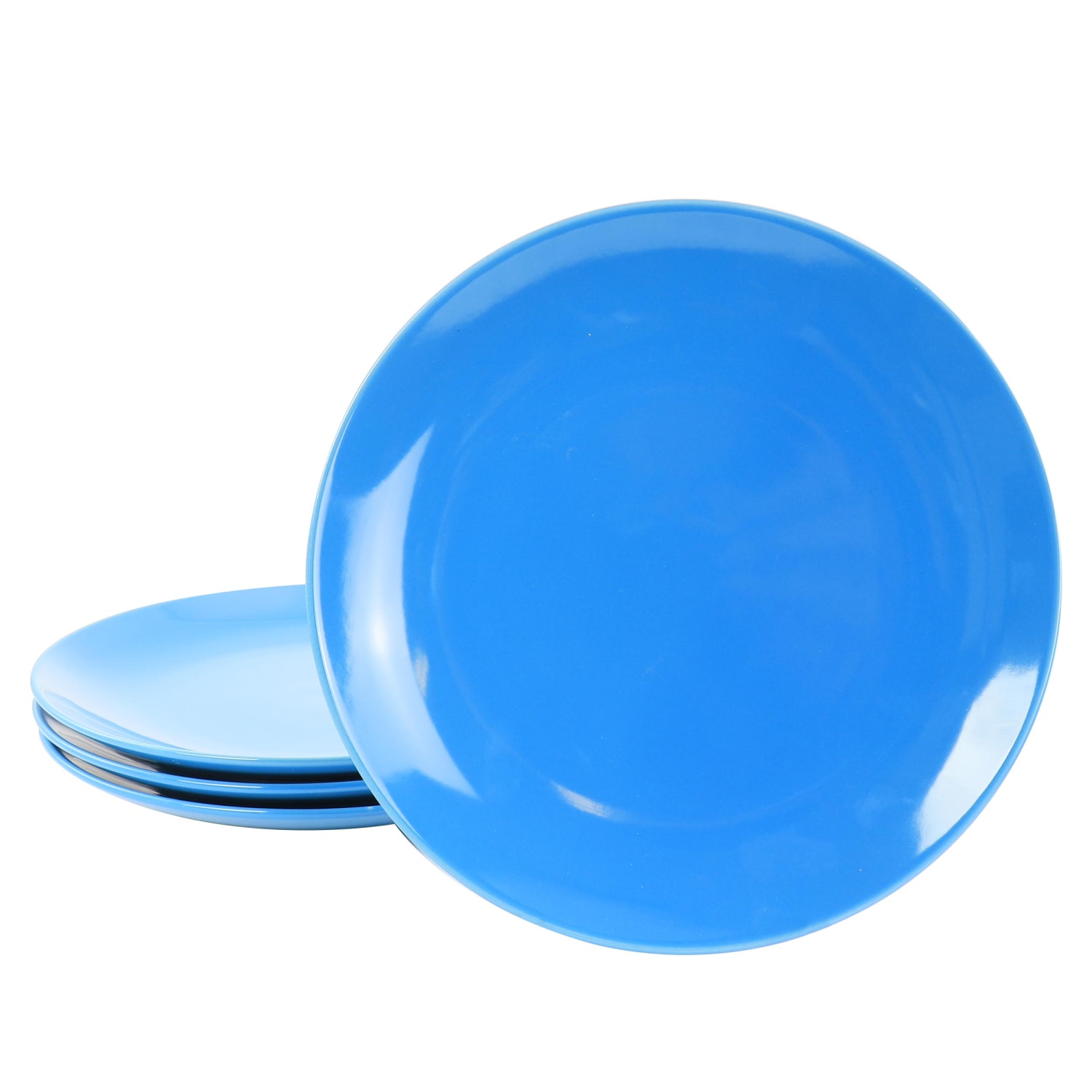 Gibson Home Mercer 12-Piece Dinnerware Set, Blue - Image 5