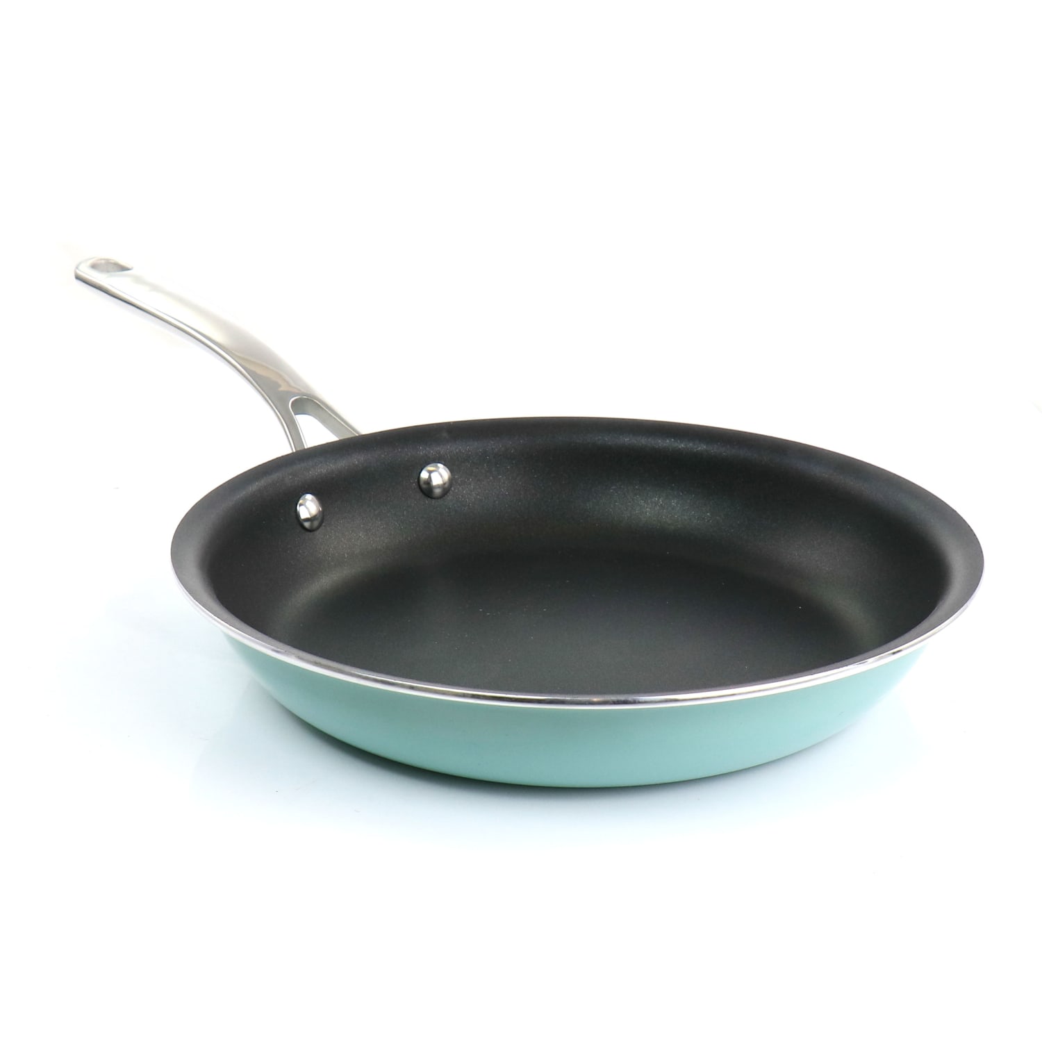 Martha Stewart Aluminum Frying Pan, 10in. Turquoise - Image 5