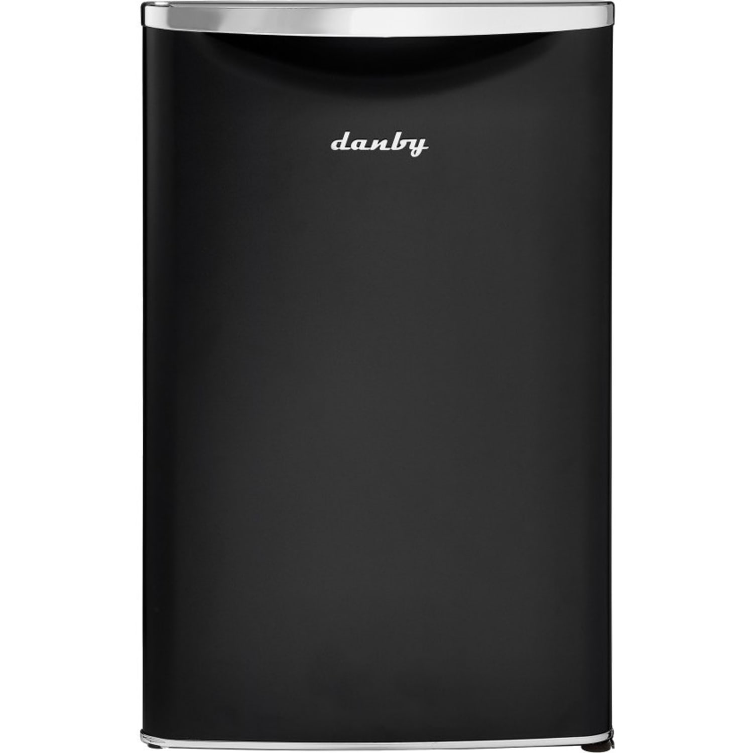 Danby 4.4 Cu.ft. Compact Refrigerator - 4.40 ft3 - Auto-defrost - Reversible - 4.40 ft3 Net Refrigerator Capacity - 268 kWh per Year - Black - Metallic - Steel Shelf, Chrome Handle, Rubber Grip - Image 5