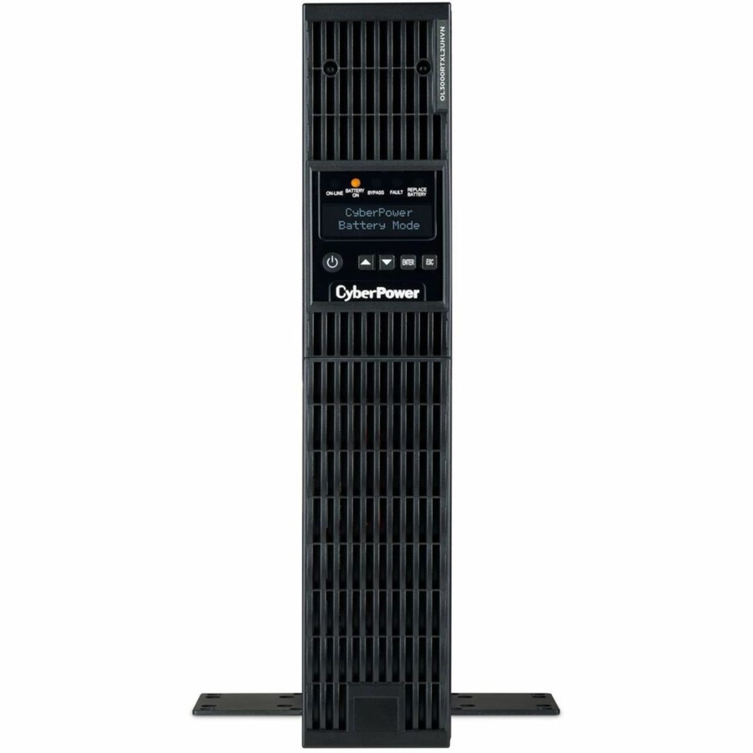 CyberPower OL3000RTXL2UHVN Smart App Online UPS Systems - 3000VA/2700W, 200 - 240 VAC, NEMA L6-20P, 2U, Rack/Tower, 3 Outlets, LCD- OL3000RTXL2UHVN - Image 6