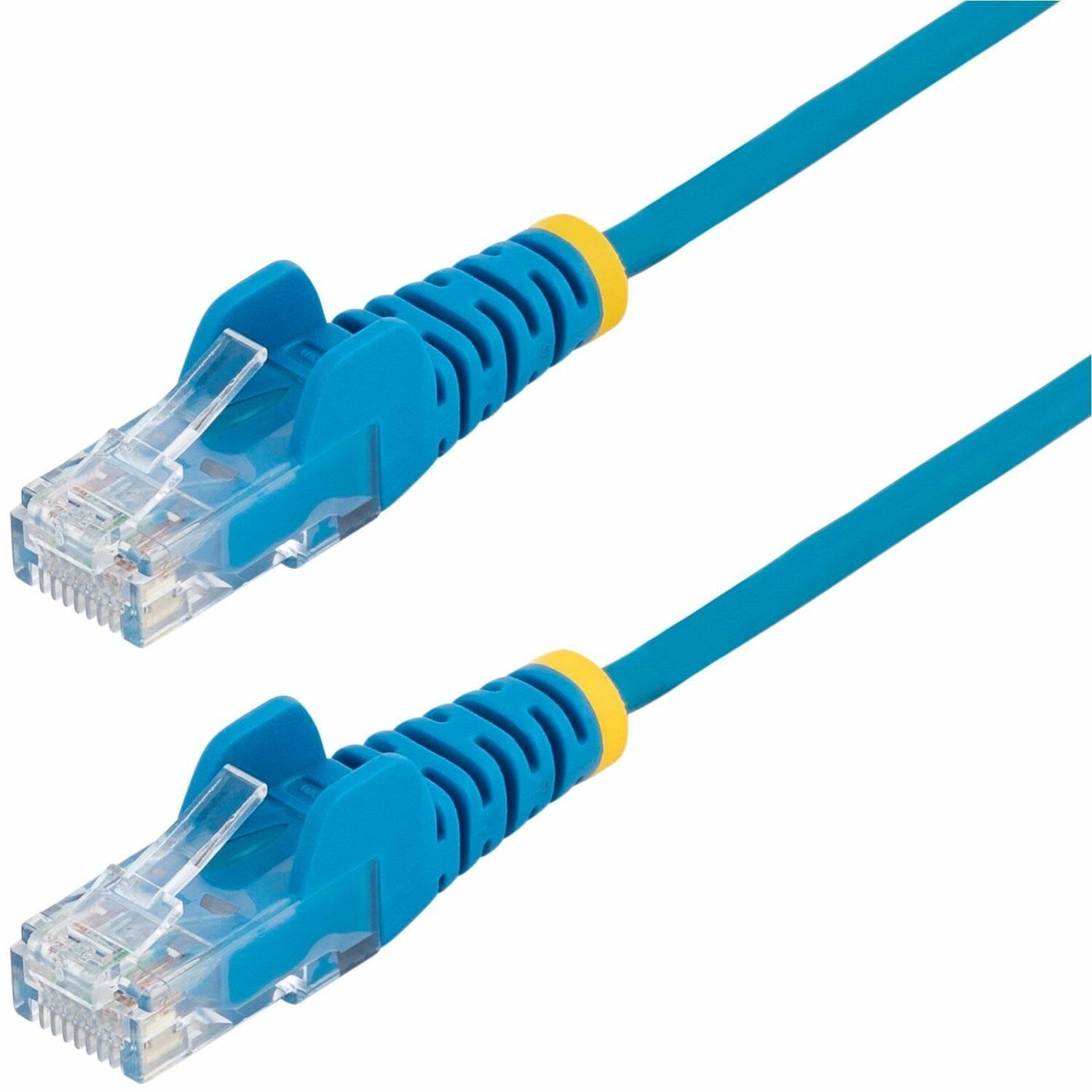 StarTech.com 3 ft CAT6 Cable - Slim CAT6 Patch Cord - Blue - Snagless RJ45 Connectors - Gigabit Ethernet Cable - 28 AWG - LSZH (N6PAT3BLS)