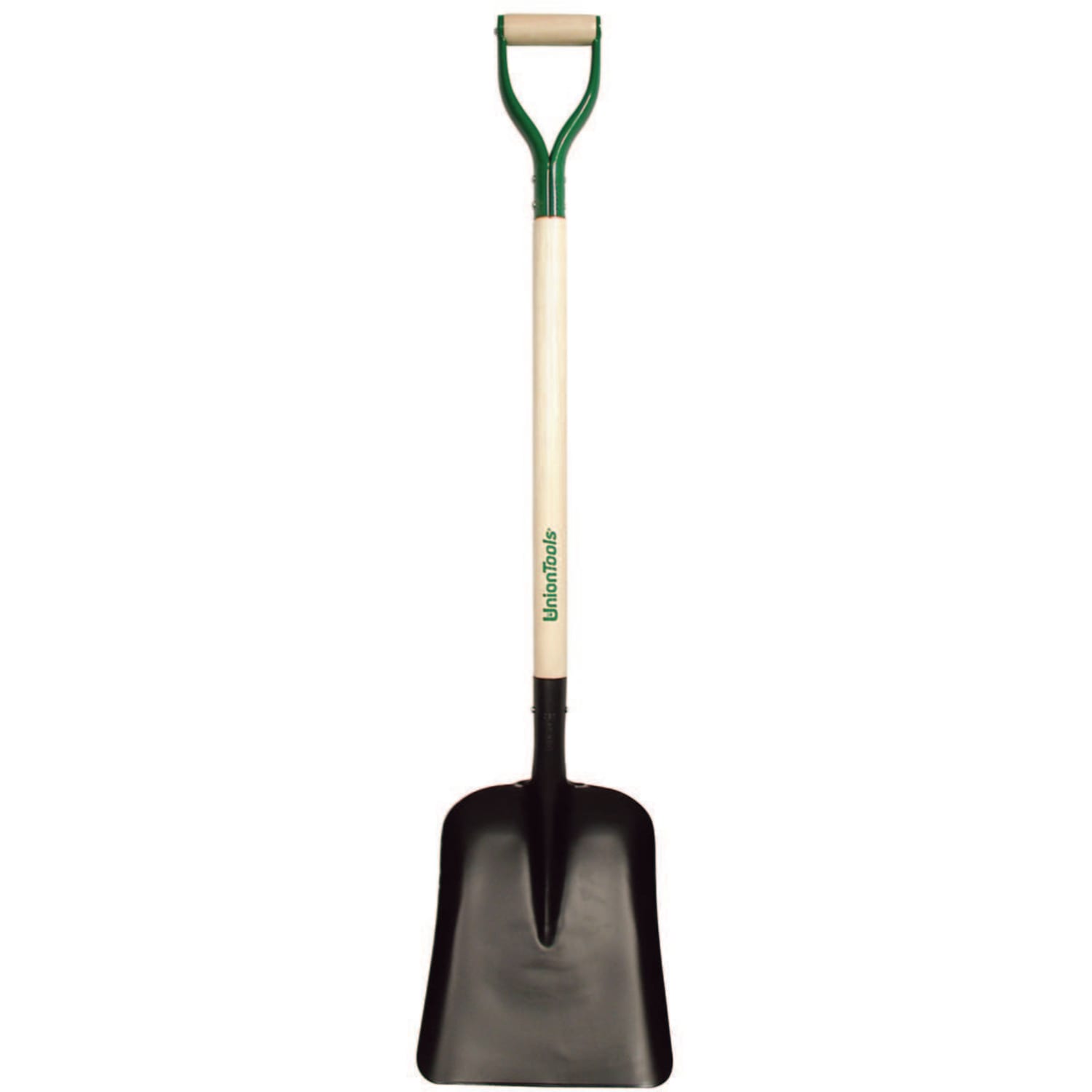 General & Special Purpose Shovel, 14.5 in L x 11.25 in W blade, 29 in White Ash Steel D-Grip Handle