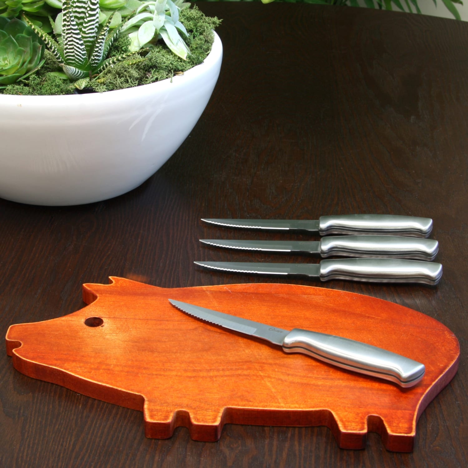 Oster Baldwyn 4-Piece Stainless-Steel Steak Knife Set, 4-1/2in - Image 3