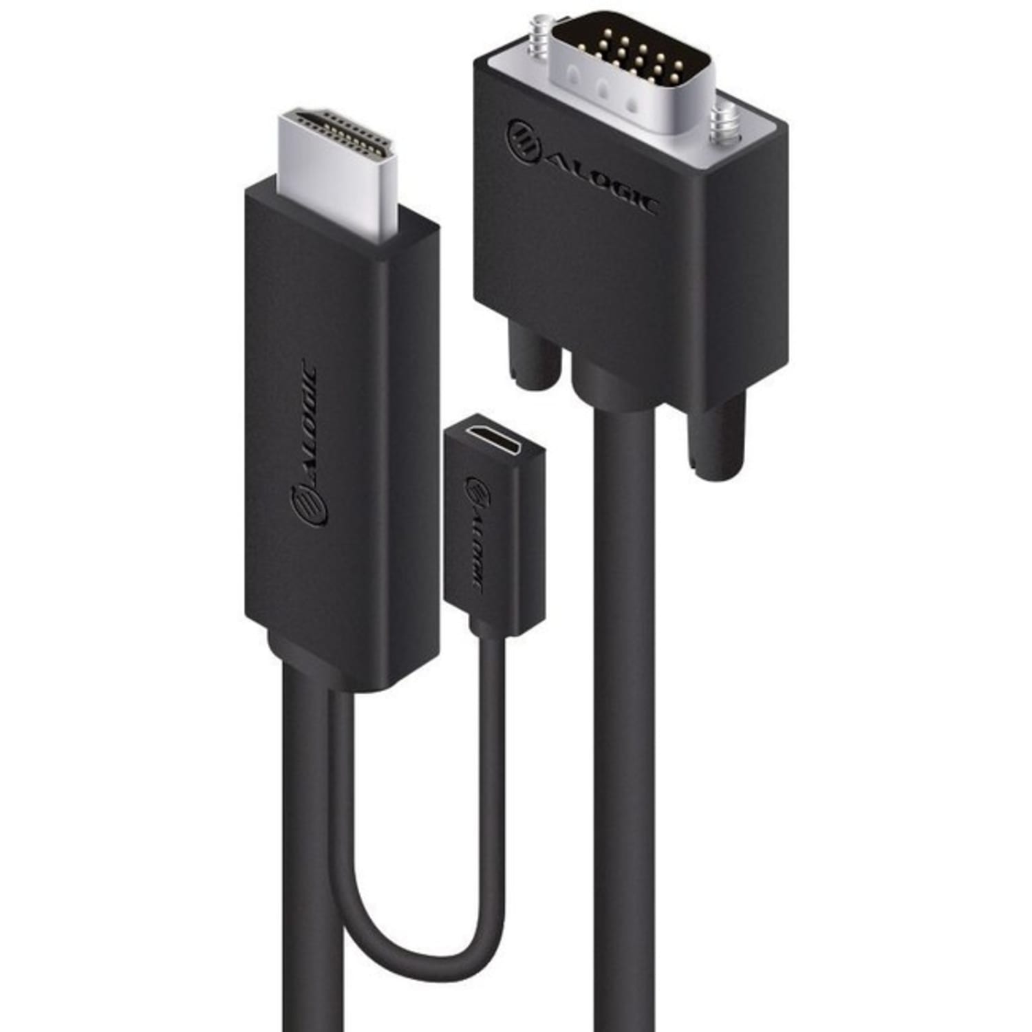 Alogic 2M Hdmi To Vga Cable W/ Usb, Hdvgmm02
