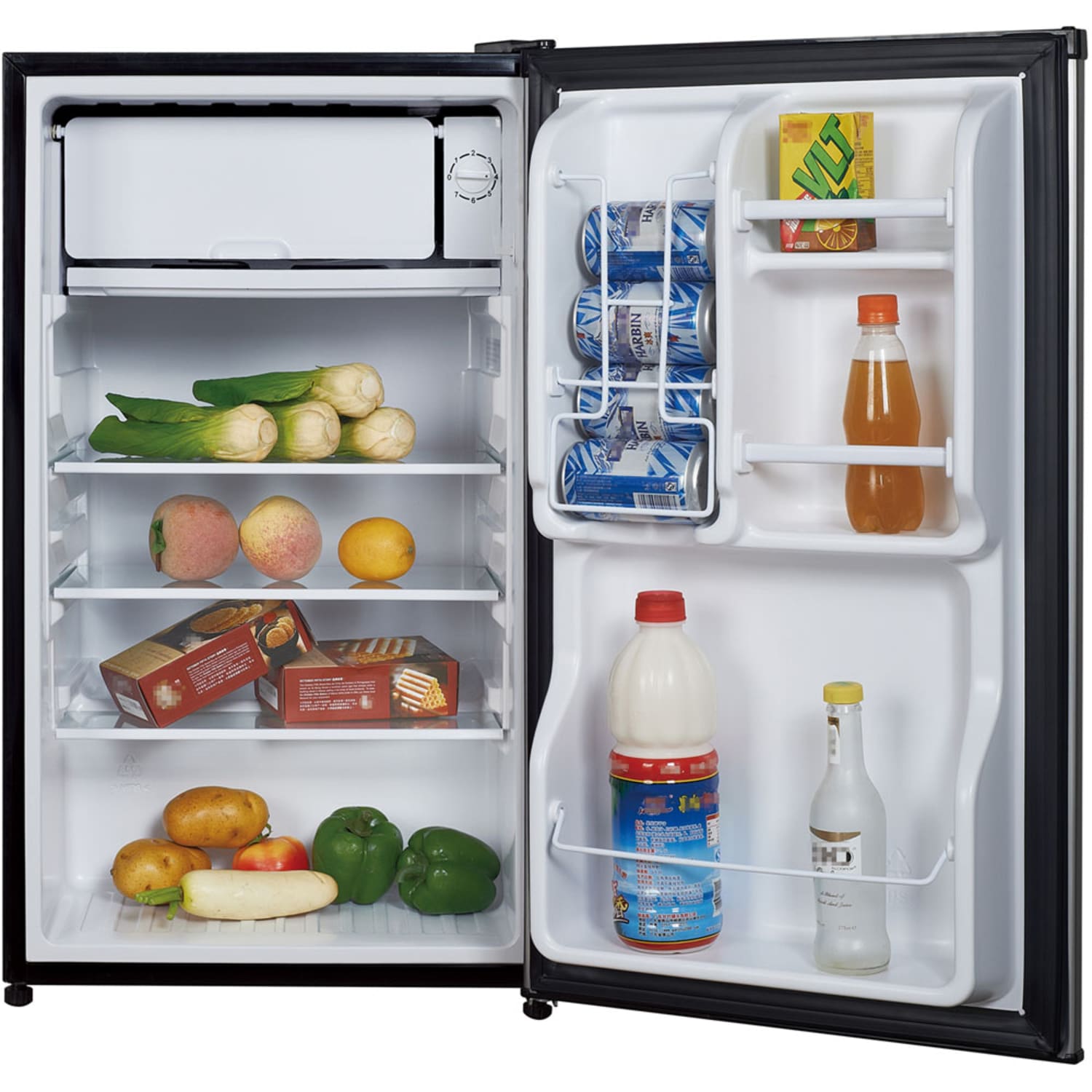 Magic Chef 3.5 Cu. Ft. Mini Refrigerator, Silver - Image 4