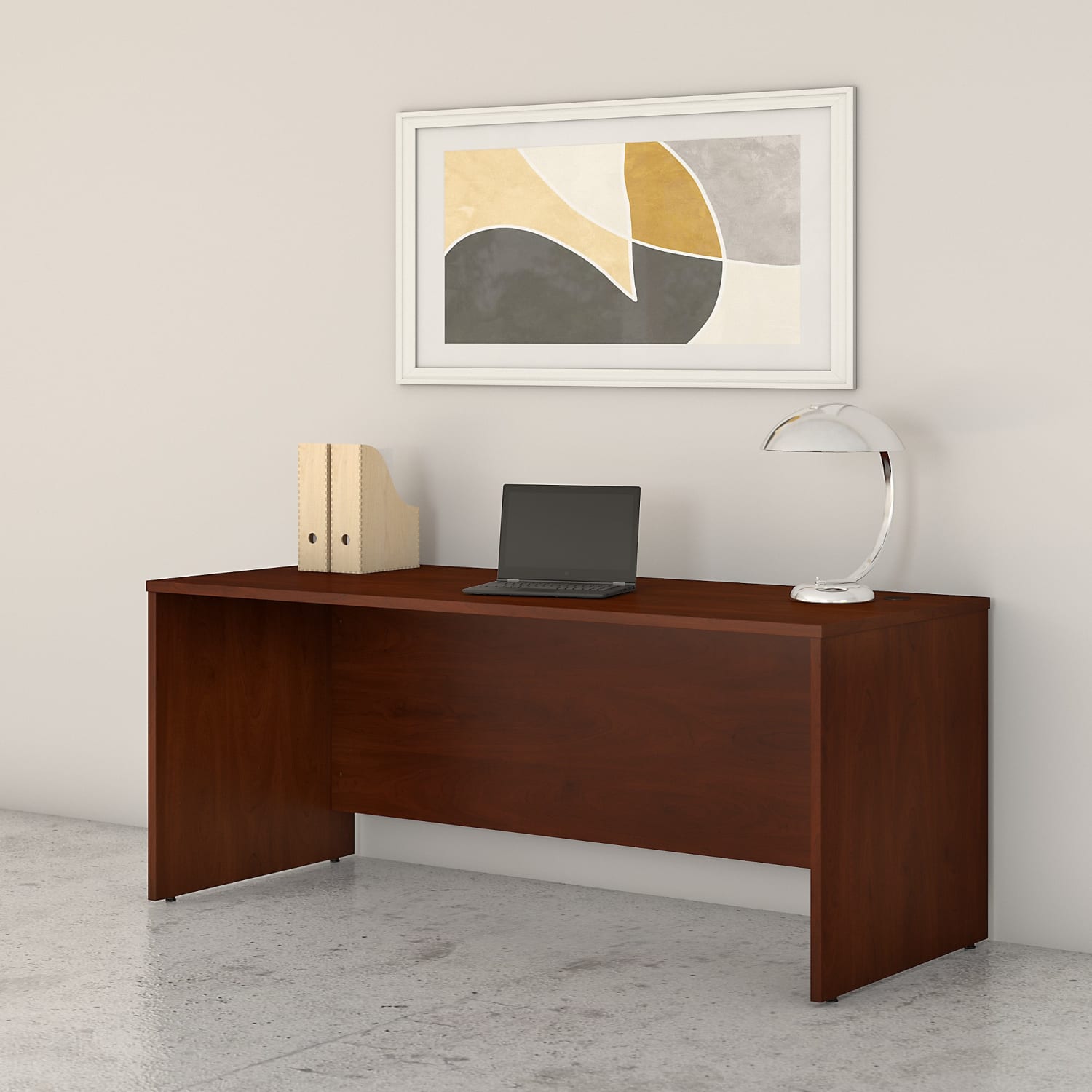 Bush Business Furniture Studio C 72inW Office Computer Desk, Hansen Cherry, Standard Delivery - Image 3