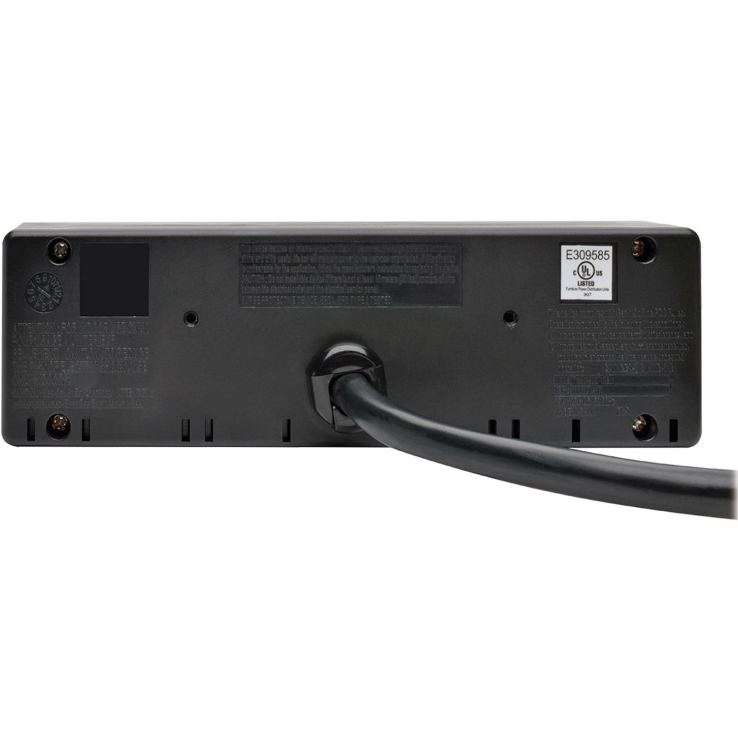 Eaton Tripp Lite Series Protect It! 3-Outlet Surge Protector with Mounting Brackets, 10 ft. Cord, 510 Joules, 2 USB Charging Ports, Black Housing - Image 3