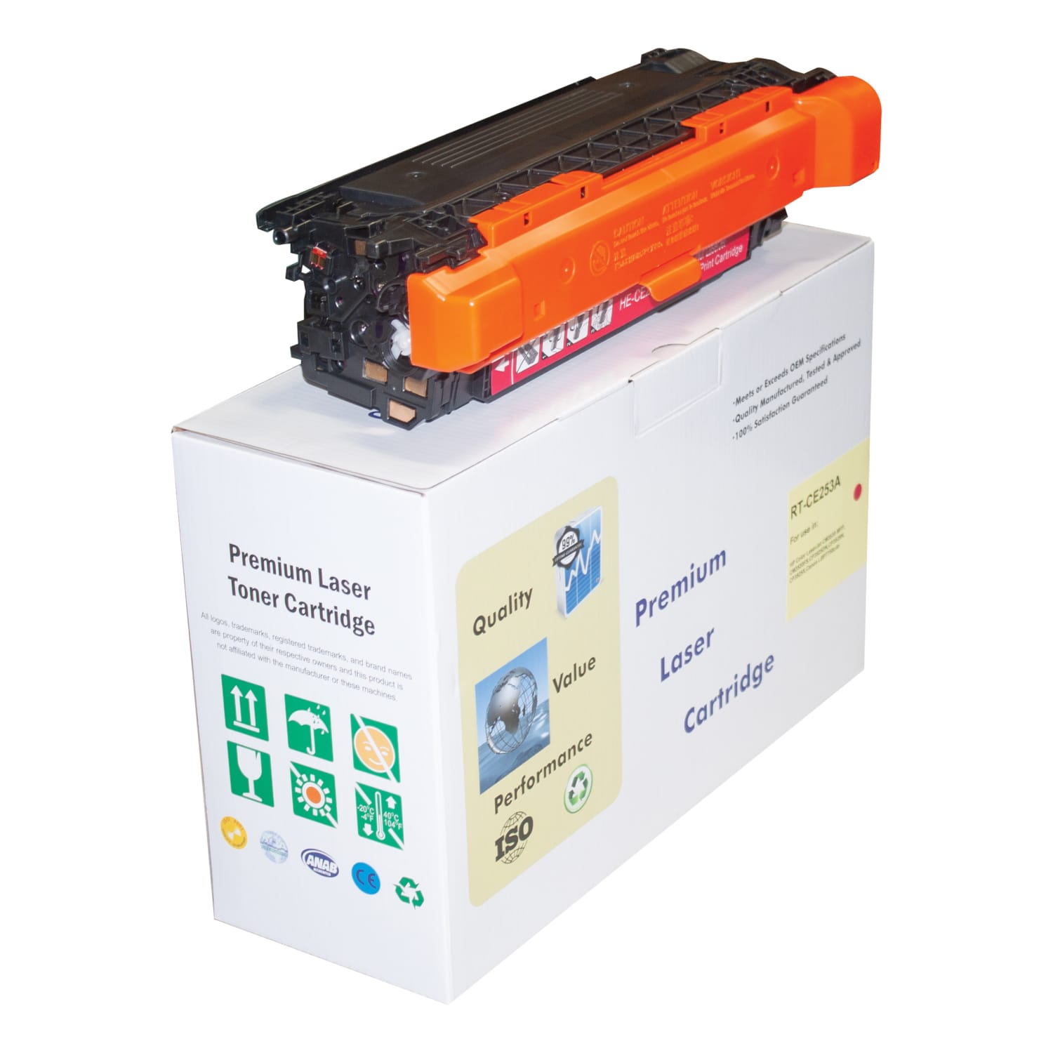 M&A Global Remanufactured Tri-Color Toner Cartridge Replacement For HP 204A, CF511A - Image 4