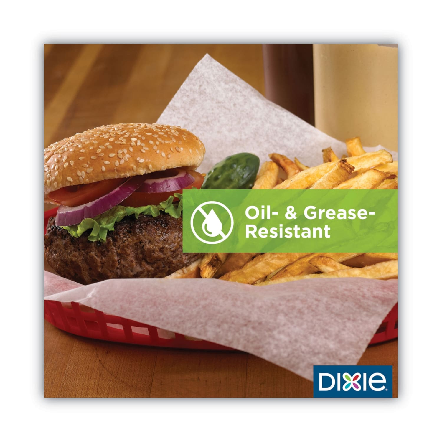 Dixie Ultra Grease-Resistant All-Purpose Dry Wax Paper Food Wrap, 15in x 16in, White, 1,000 Sheets Per Pack, Carton Of 3 Packs - Image 6