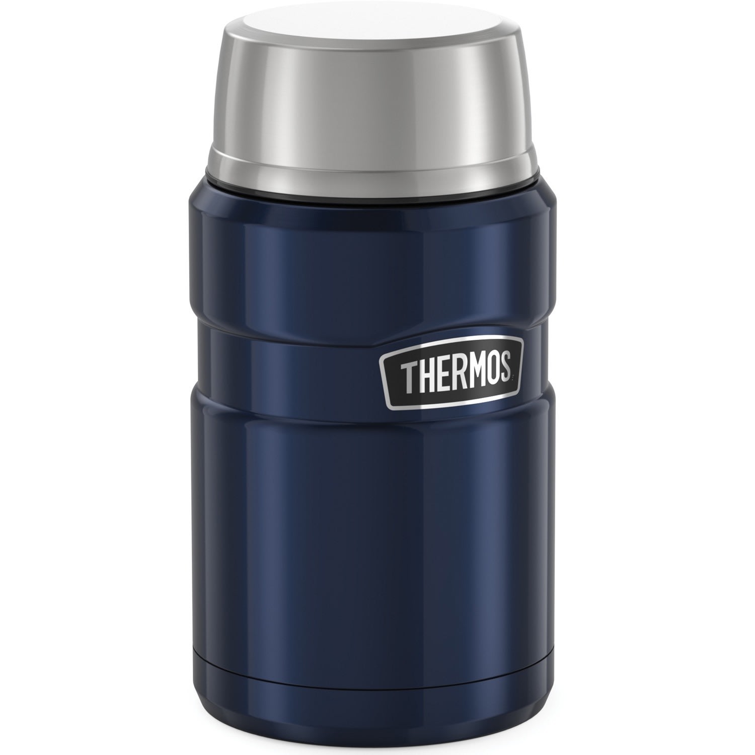 Thermos Stainless King Food Jar 24Oz - Food Storage, Serving - Dishwasher Safe - 3.7in Diameter - Midnight Blue - Image 4