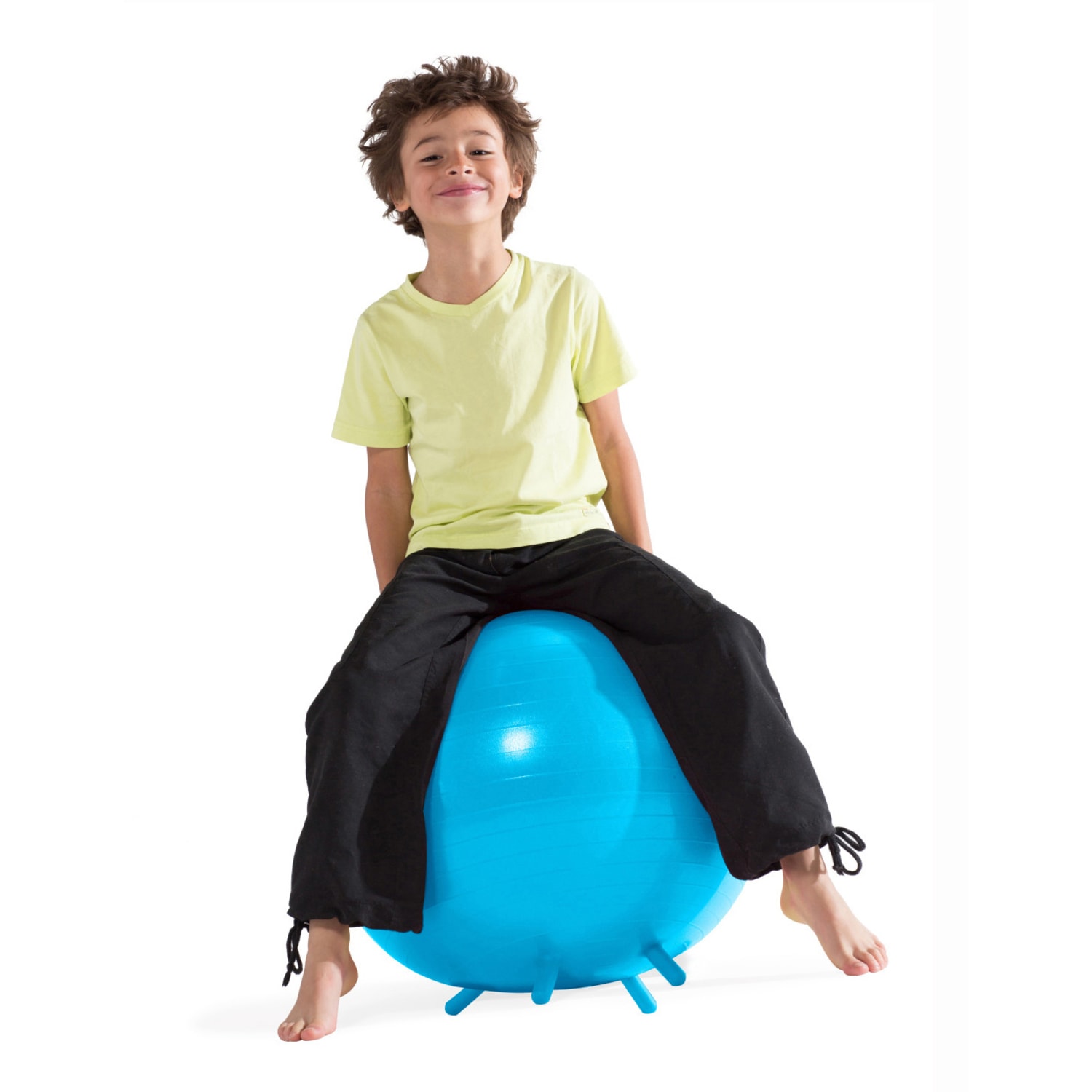 Gaiam Kids Stay-N-Play XL Inflatable Ball Chair, Blue - Image 4