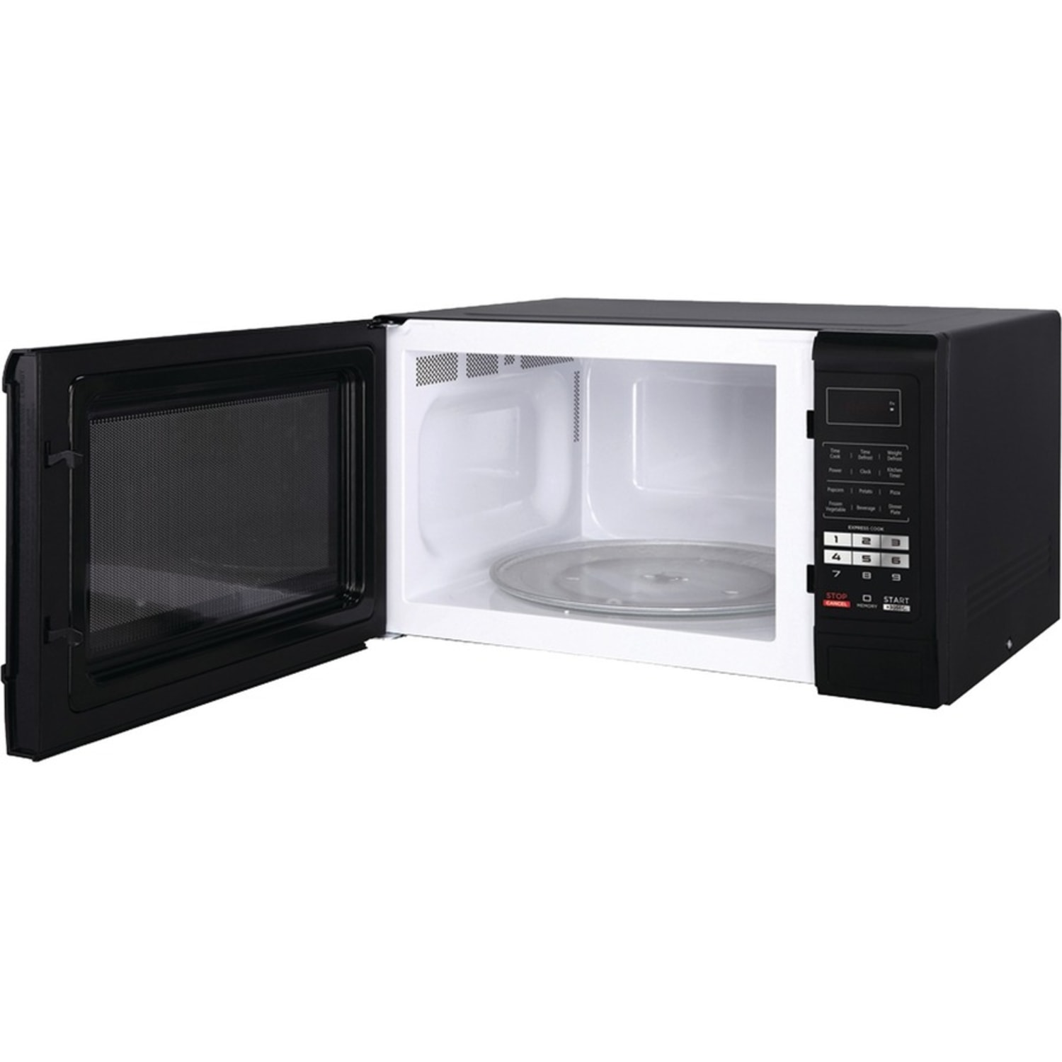 Magic Chef 1.6 Cu Ft Countertop Microwave, Push-Button Door, Black - Image 6