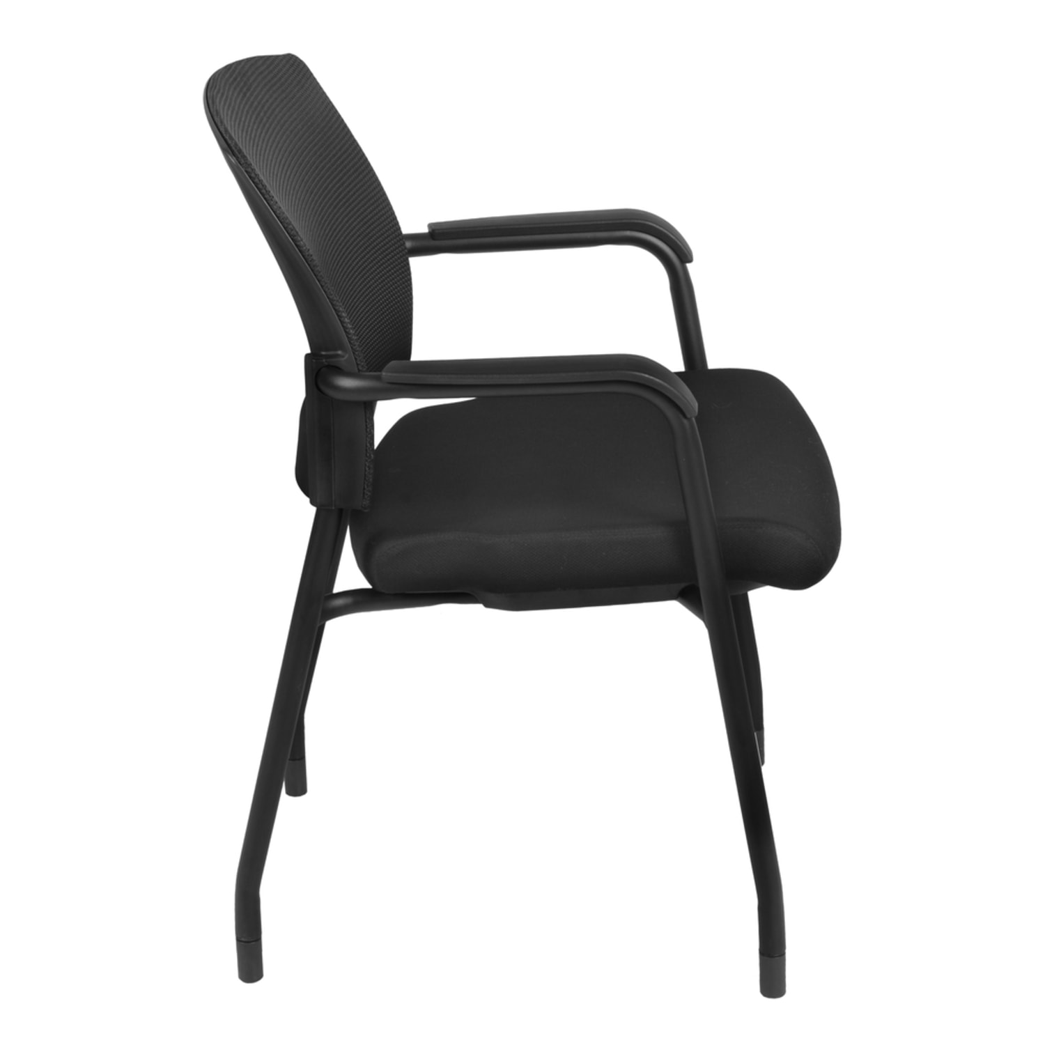 Regency Knight Mesh Stacking Chairs, Black, Pack Of 8 Chairs - Image 6