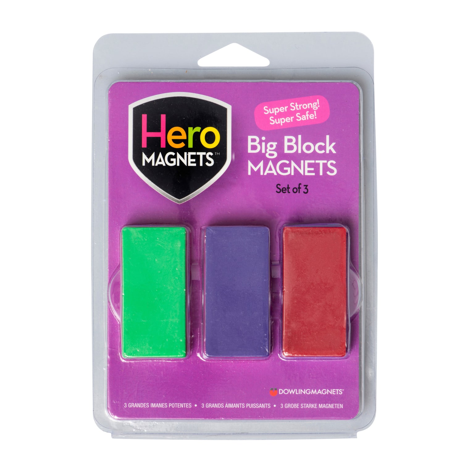 Dowling Magnets Hero Magnets Bundle: Button, Blocks & Rings, 18 Pieces - Image 3