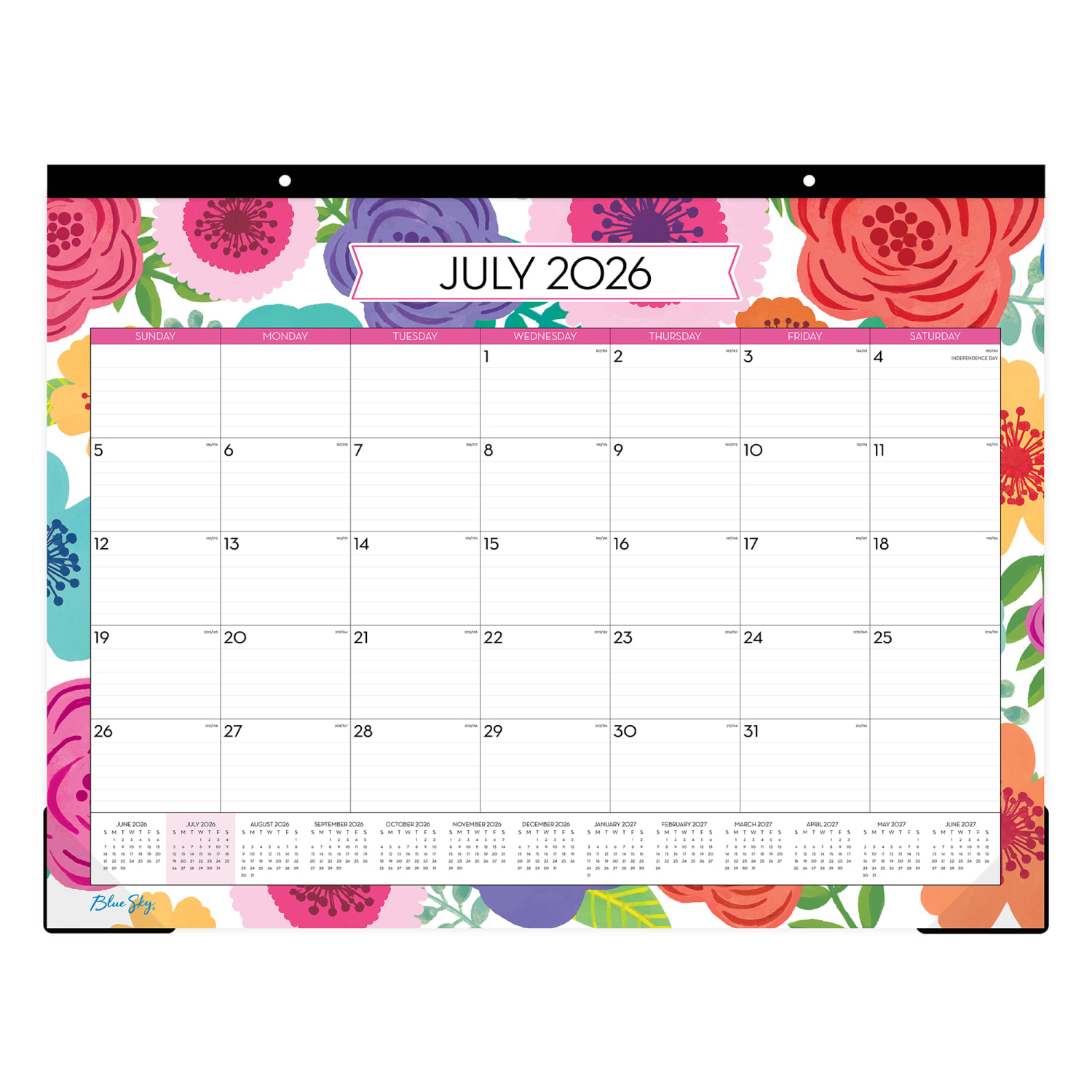 Desk Pad Planning Calendar BS Mahalo - 22x17 AY26-27 Monthly - Image 3