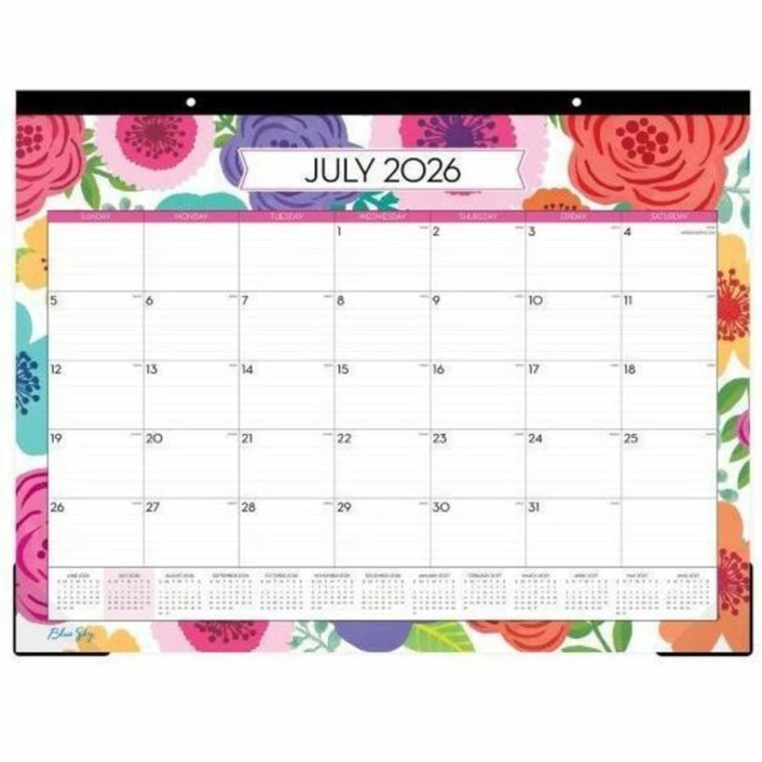 Desk Pad Planning Calendar BS Mahalo - 22x17 AY26-27 Monthly - Image 6