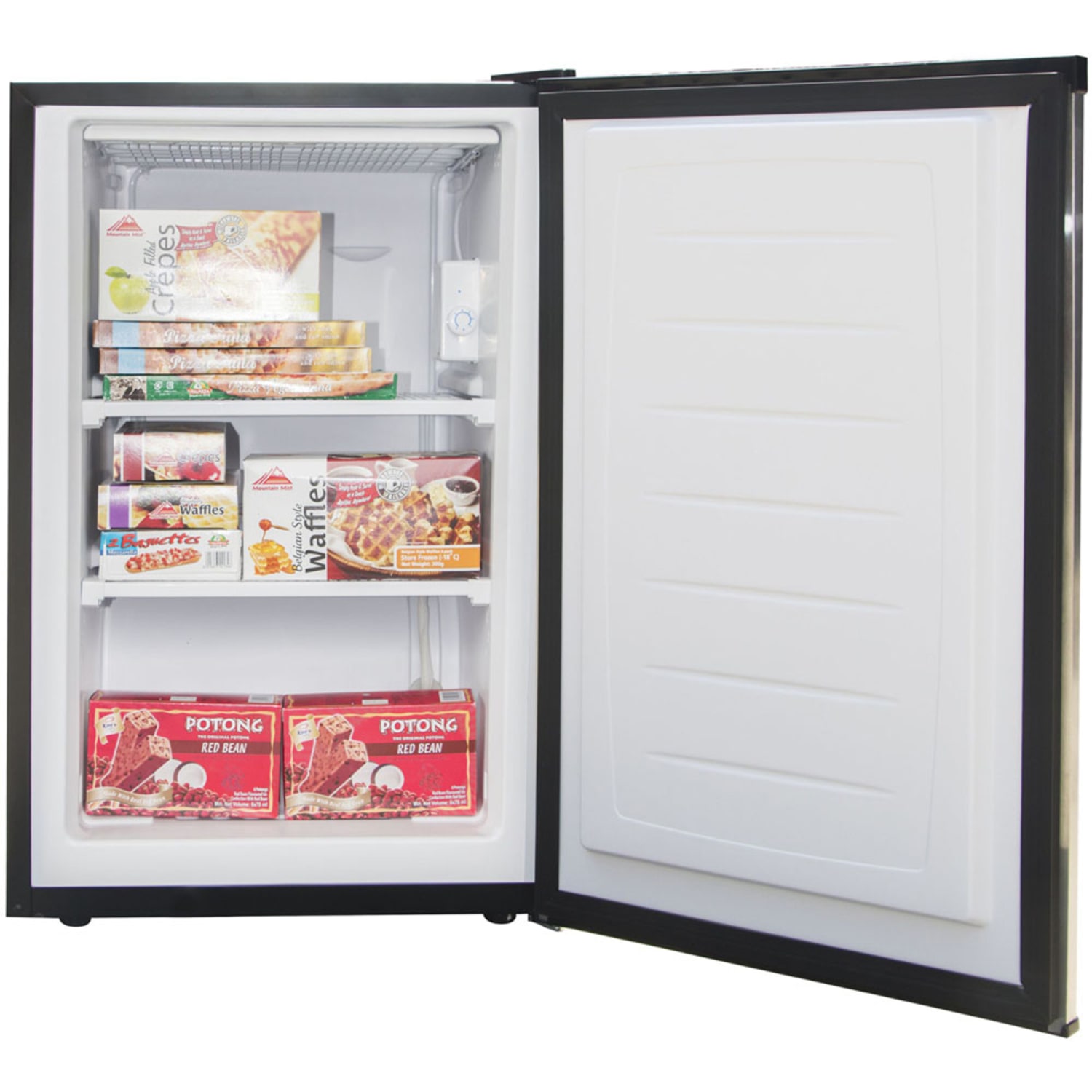 Magic Chef Upright Freezer With Stainless-Steel Door, 3.0 Cu Ft, Stainless Steel - Image 5