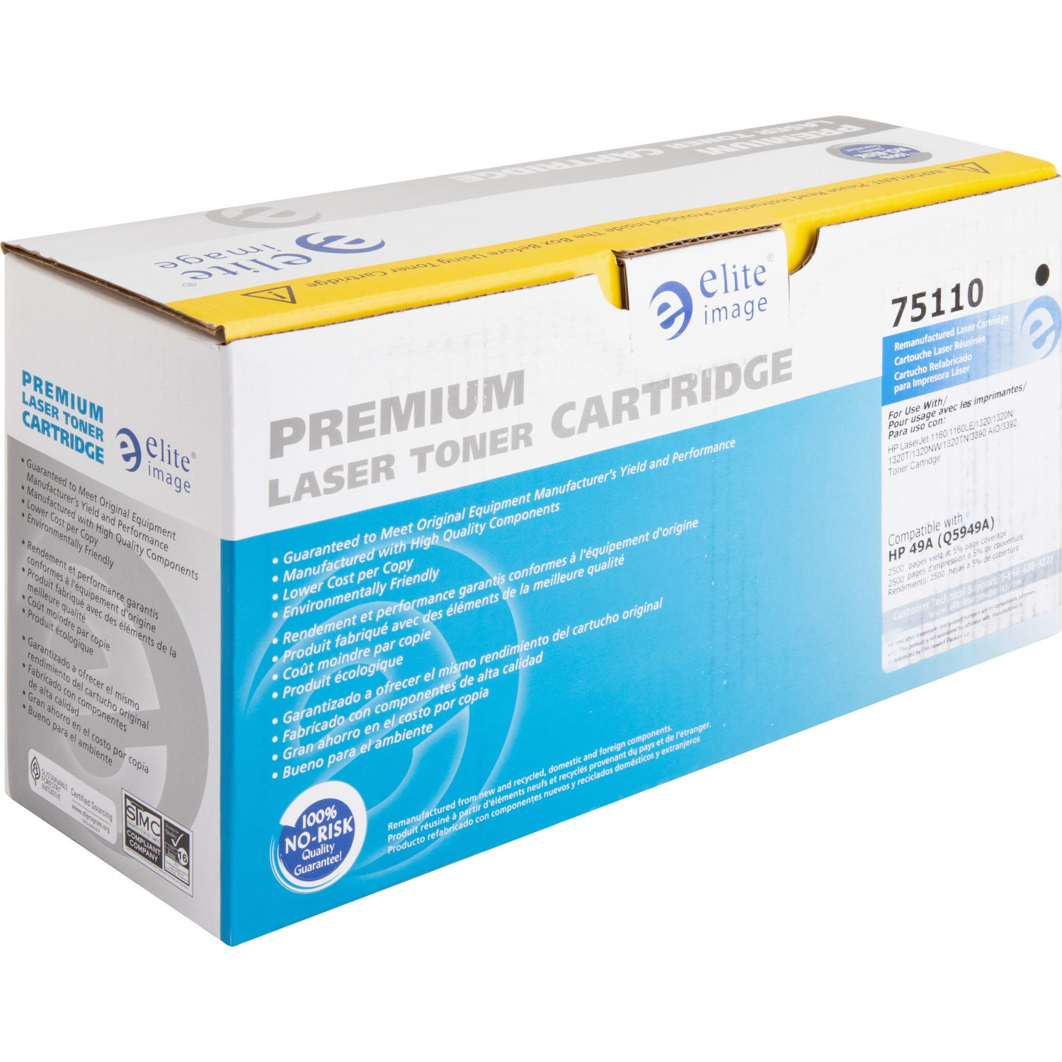 Elite Image Remanufactured Black Toner Cartridge Replacement For HP 49A, Q5949A, ELI75110 - Image 5