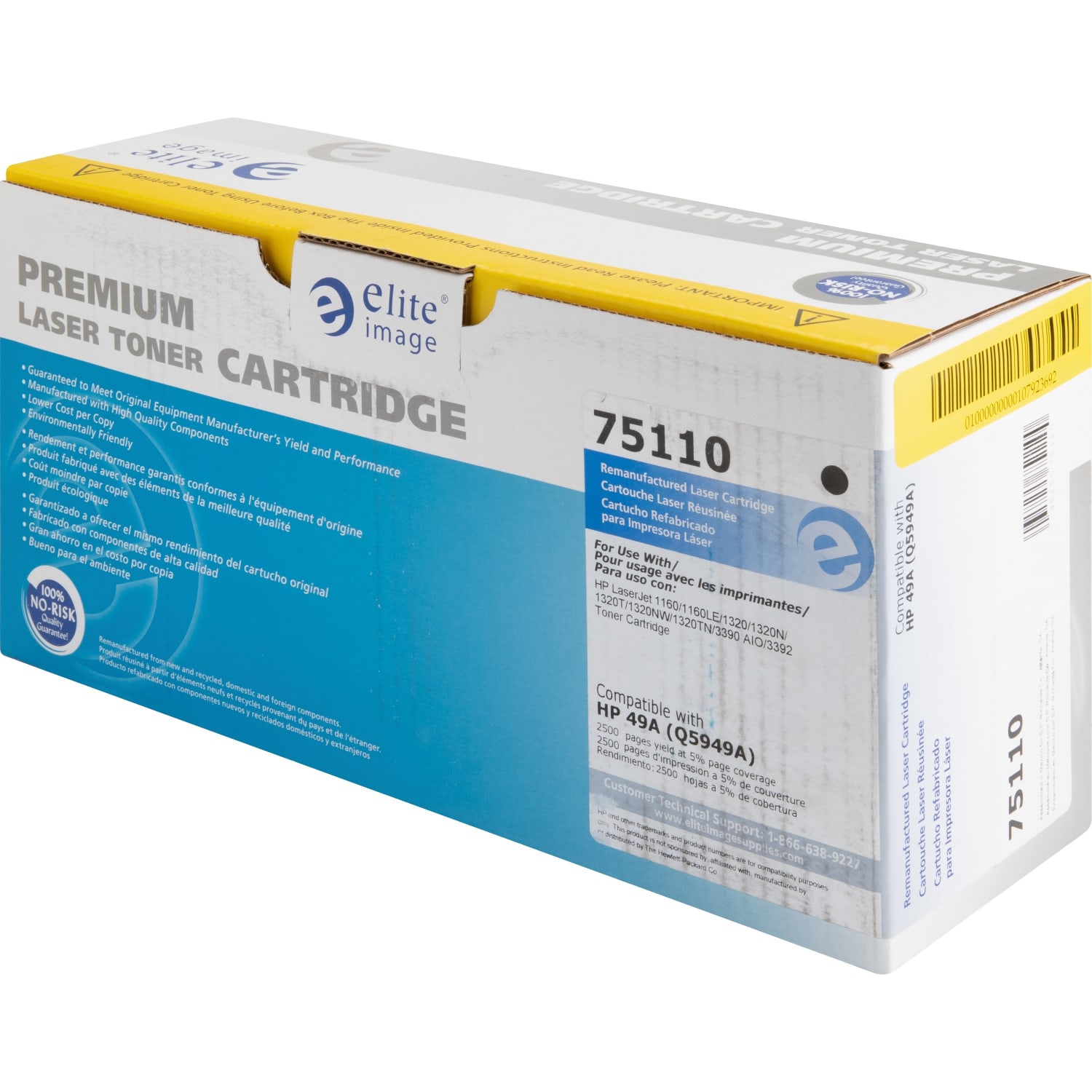 Elite Image Remanufactured Black Toner Cartridge Replacement For HP 49A, Q5949A, ELI75110 - Image 6
