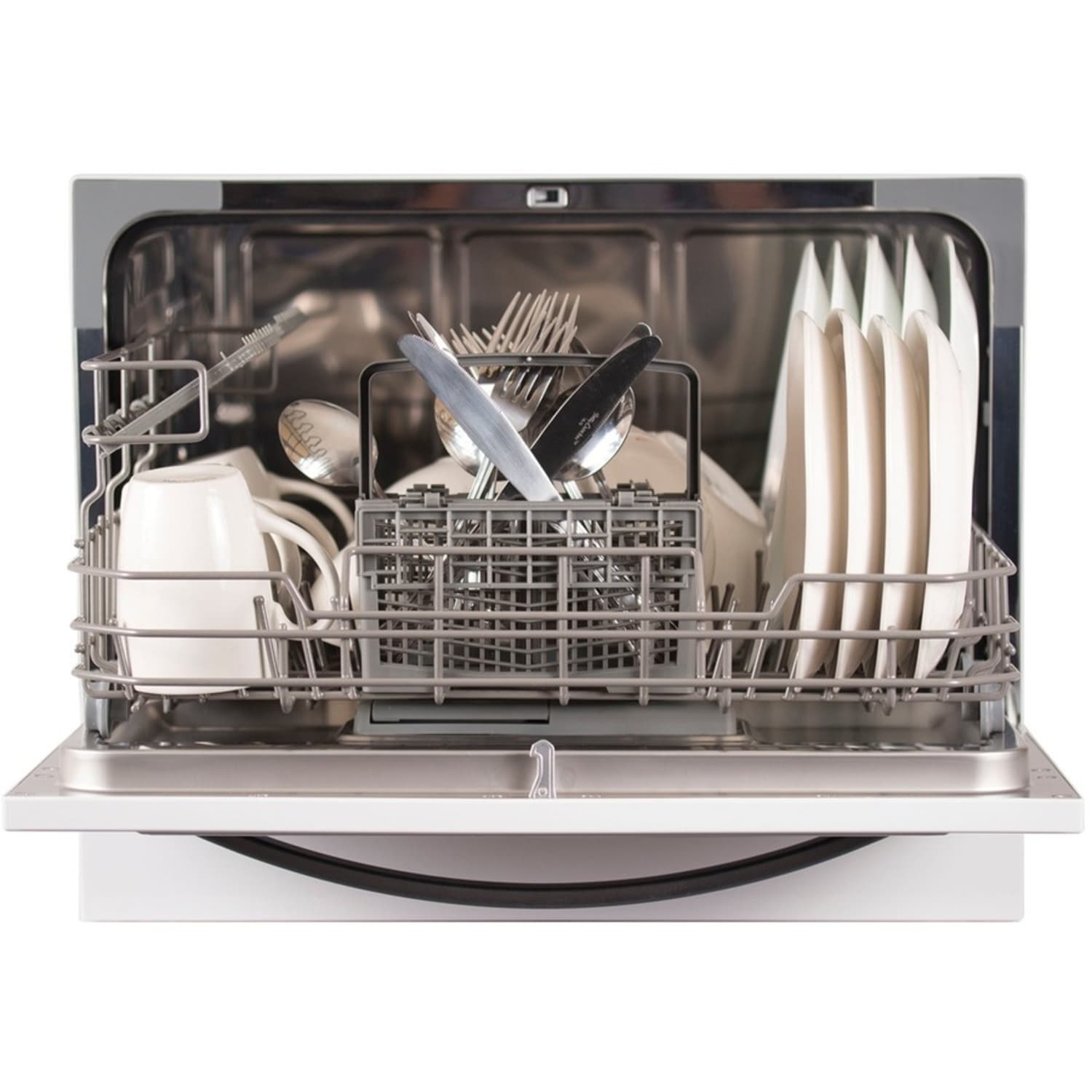 Black+Decker BCD6W Compact Countertop Dishwasher, White - Image 6