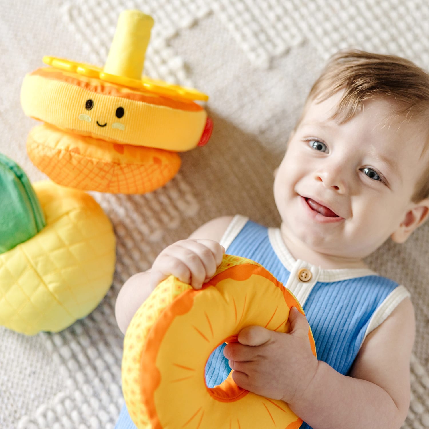 Melissa & Doug Pineapple Soft Stacker - Image 5