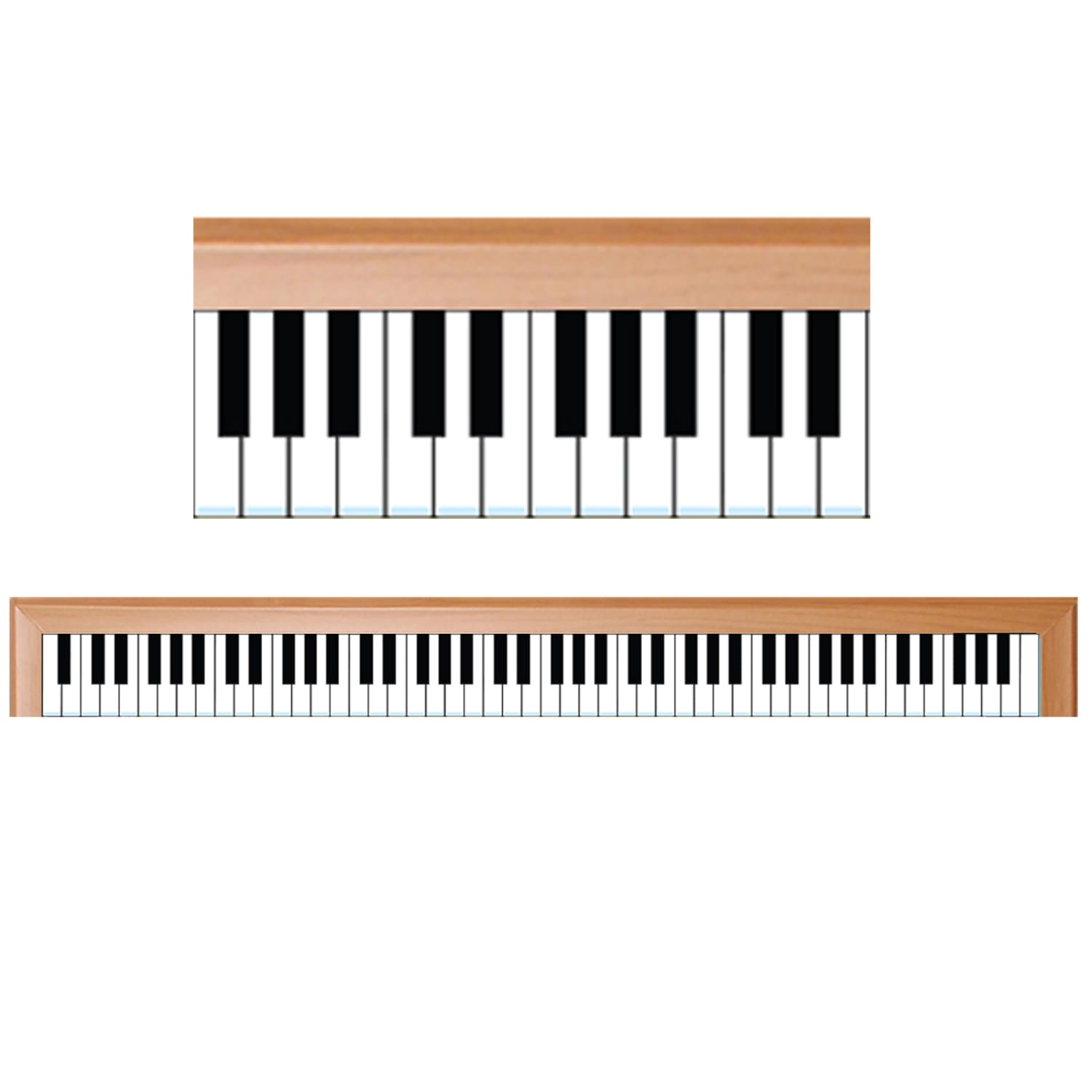 Hygloss Classroom Borders, Piano, 12 Borders Per Pack, Set Of 6 Packs - Image 3