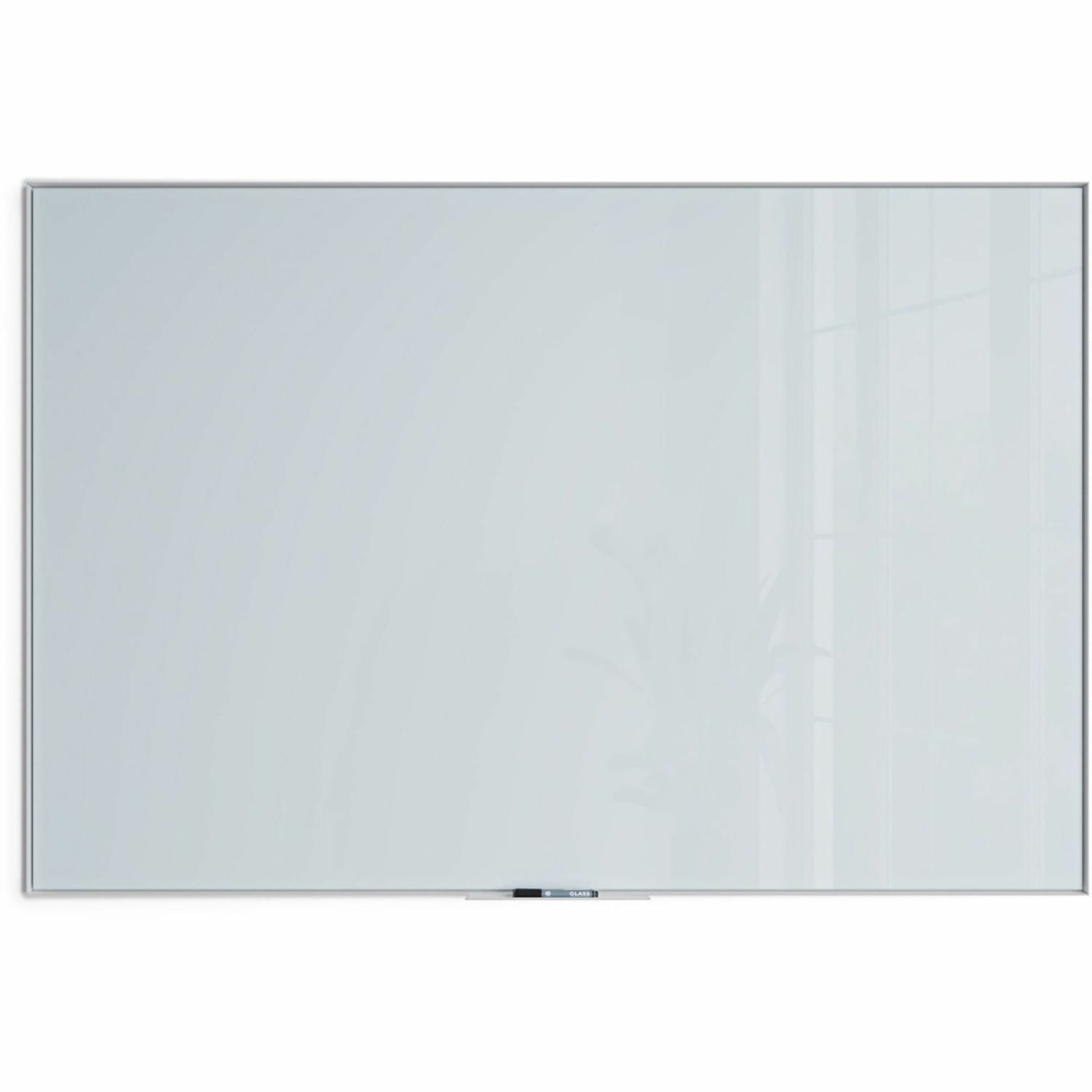 U Brands Non-Magnetic Glass Dry Erase Board, 70in X 47in, Frosted White Surface, Aluminum Frame with White Finish - Image 4