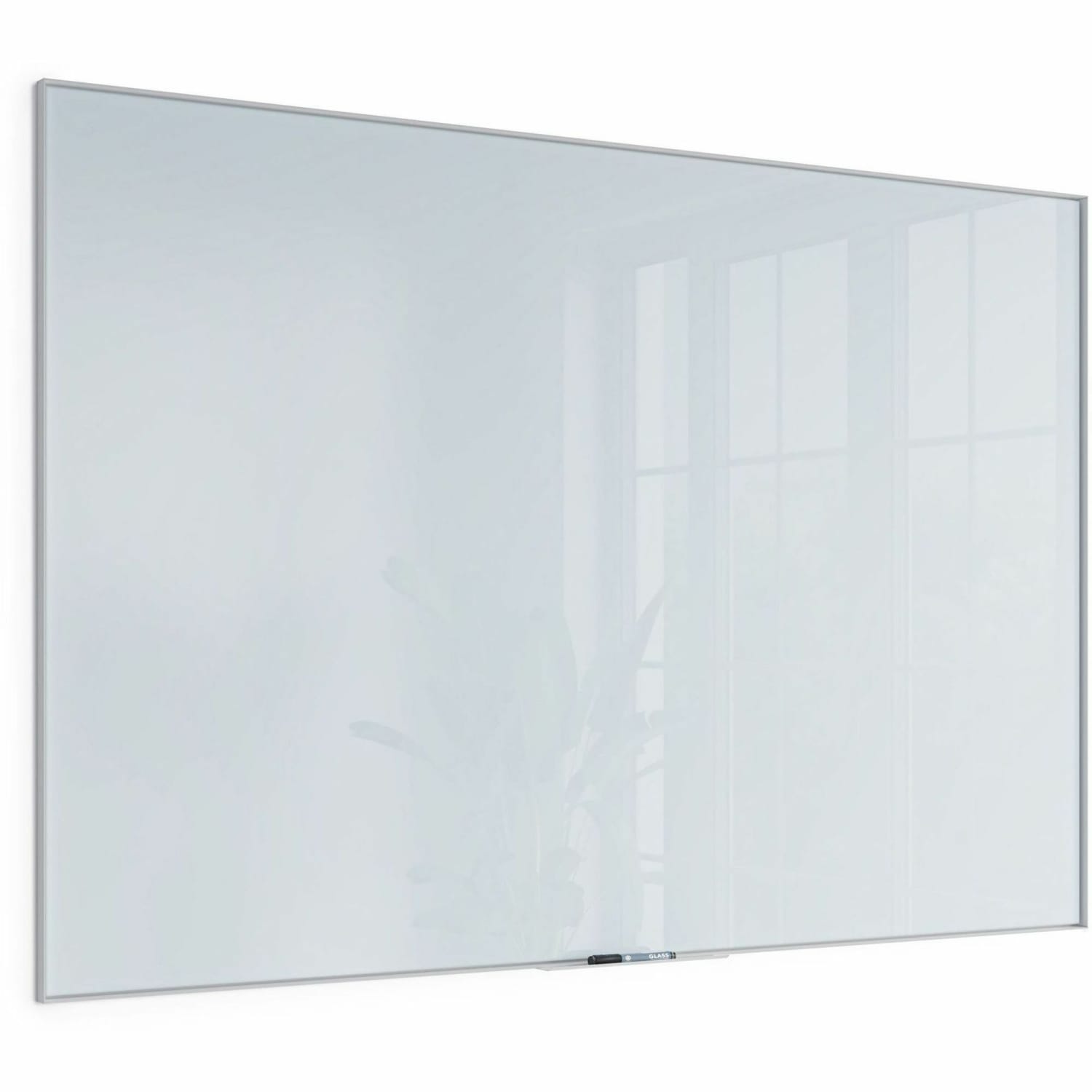 U Brands Non-Magnetic Glass Dry Erase Board, 70in X 47in, Frosted White Surface, Aluminum Frame with White Finish - Image 5