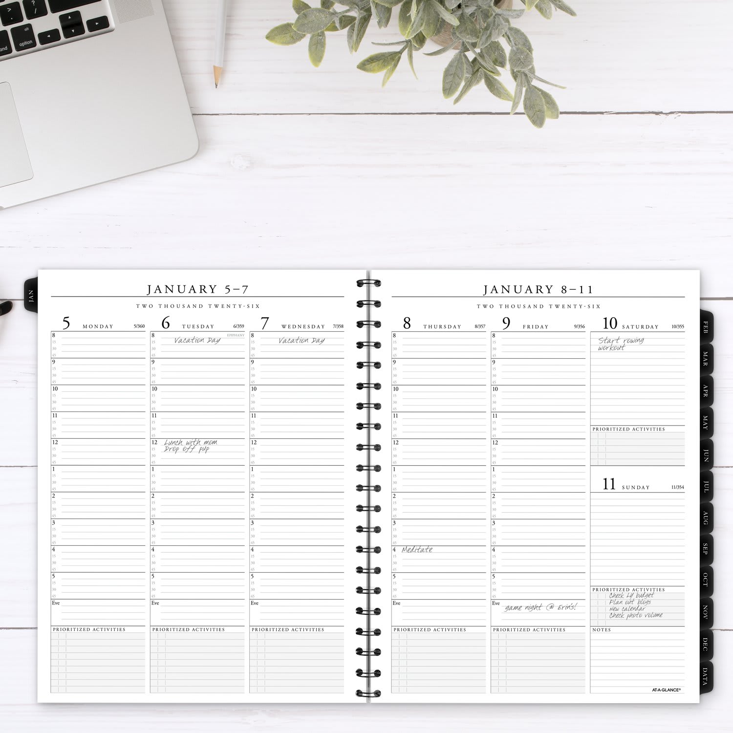 AT-A-GLANCE Executive 2026 Weekly Monthly Refill for 70-NX81, Large, 8 1/4in x 11in - Image 3