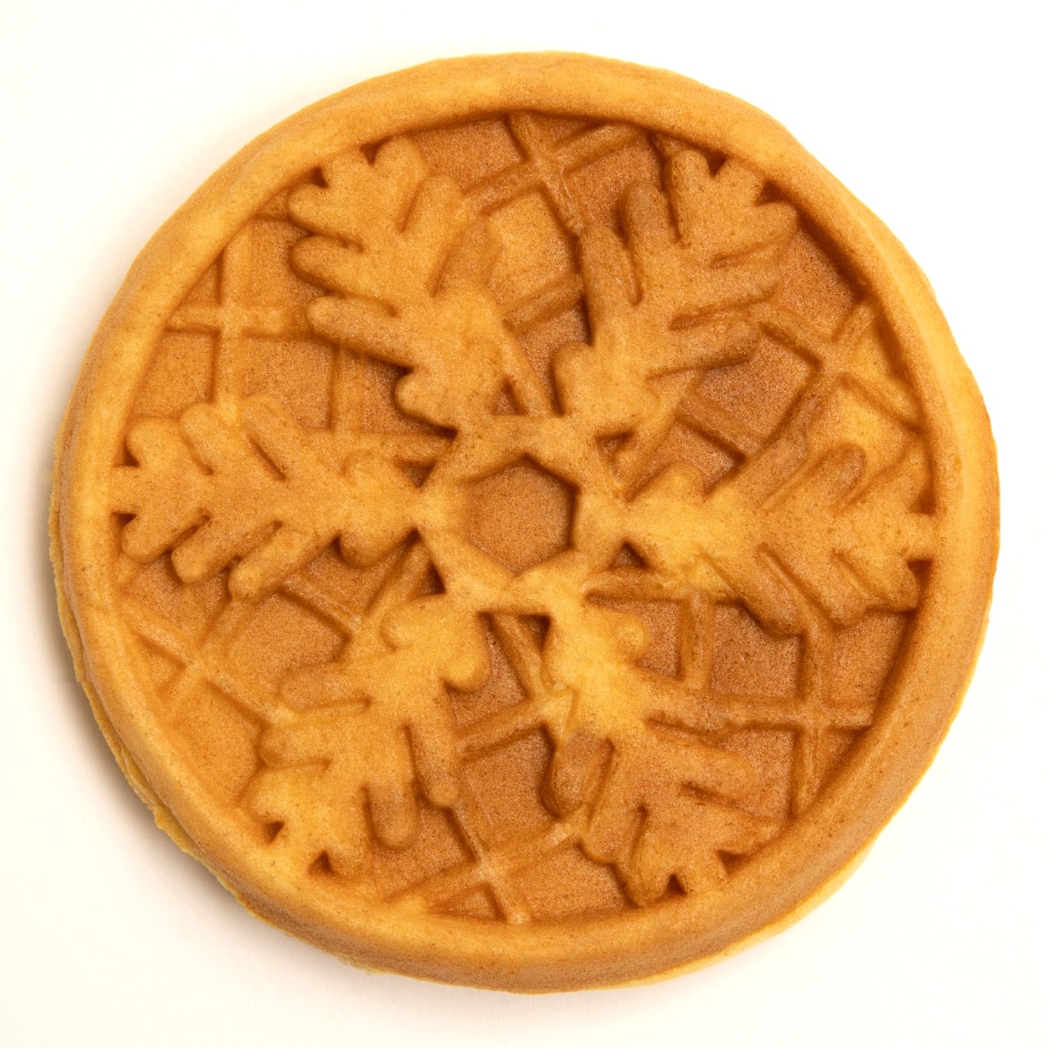 Nostalgia MyMini Personal Electric Waffle Maker, 3-3/4inH x 6-1/2inW x 5-1/4inD, White Snowflake - Image 6