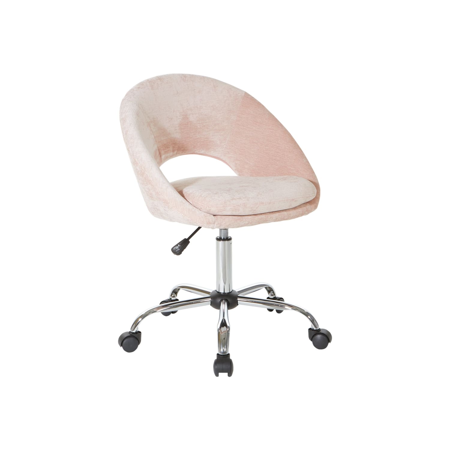 Office Star Milo MidBack Office Chair BlushChrome PopularChairscom Office Star Milo Mid Back Office Chair BlushChrome PopularChairscom