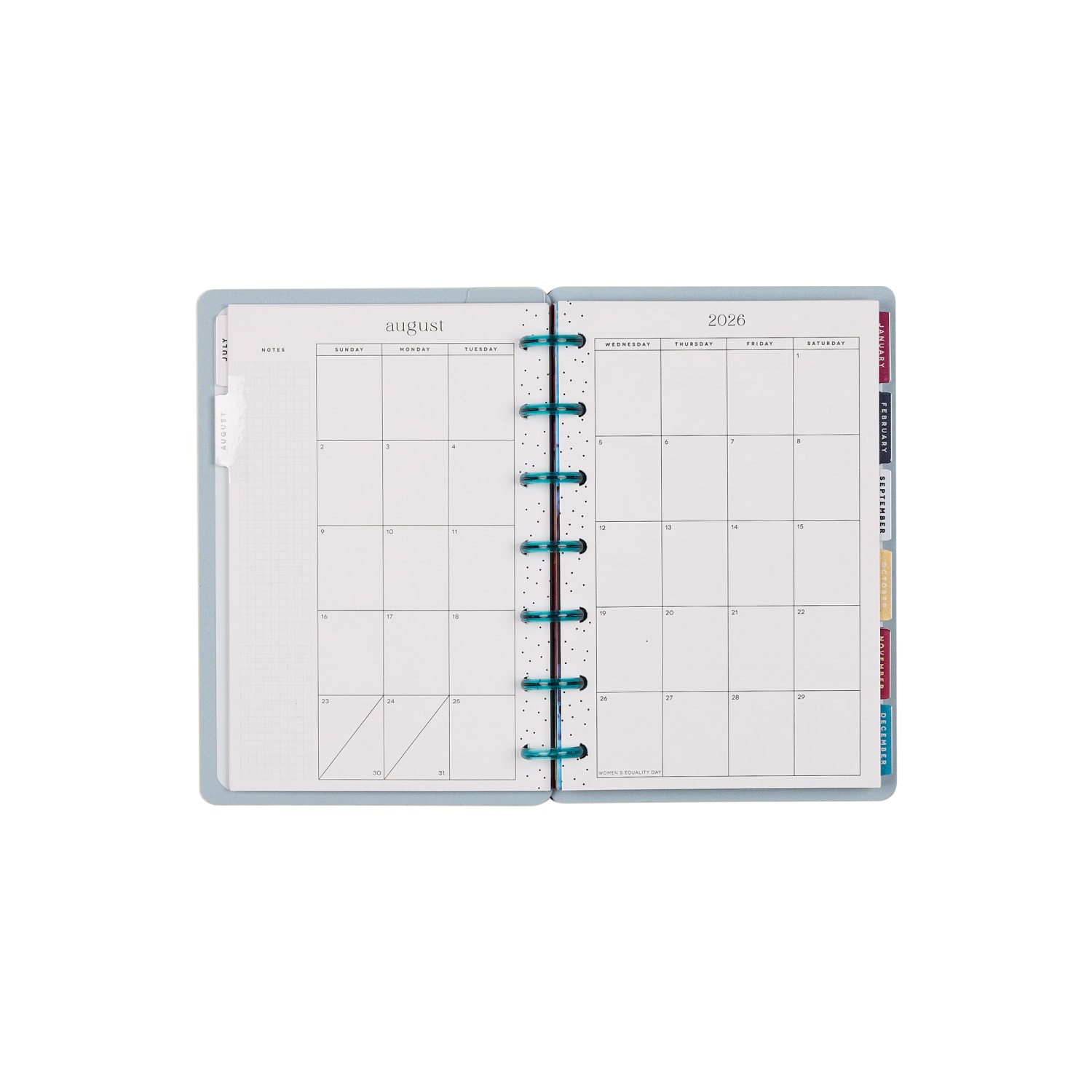 Happy Planner Monthly/Weekly Mini Disc-Bound Academic Planner, 4-5/8in x 7in, Abstract Expression, July 2026 to June 2027, Total Quantity 1 - Image 6