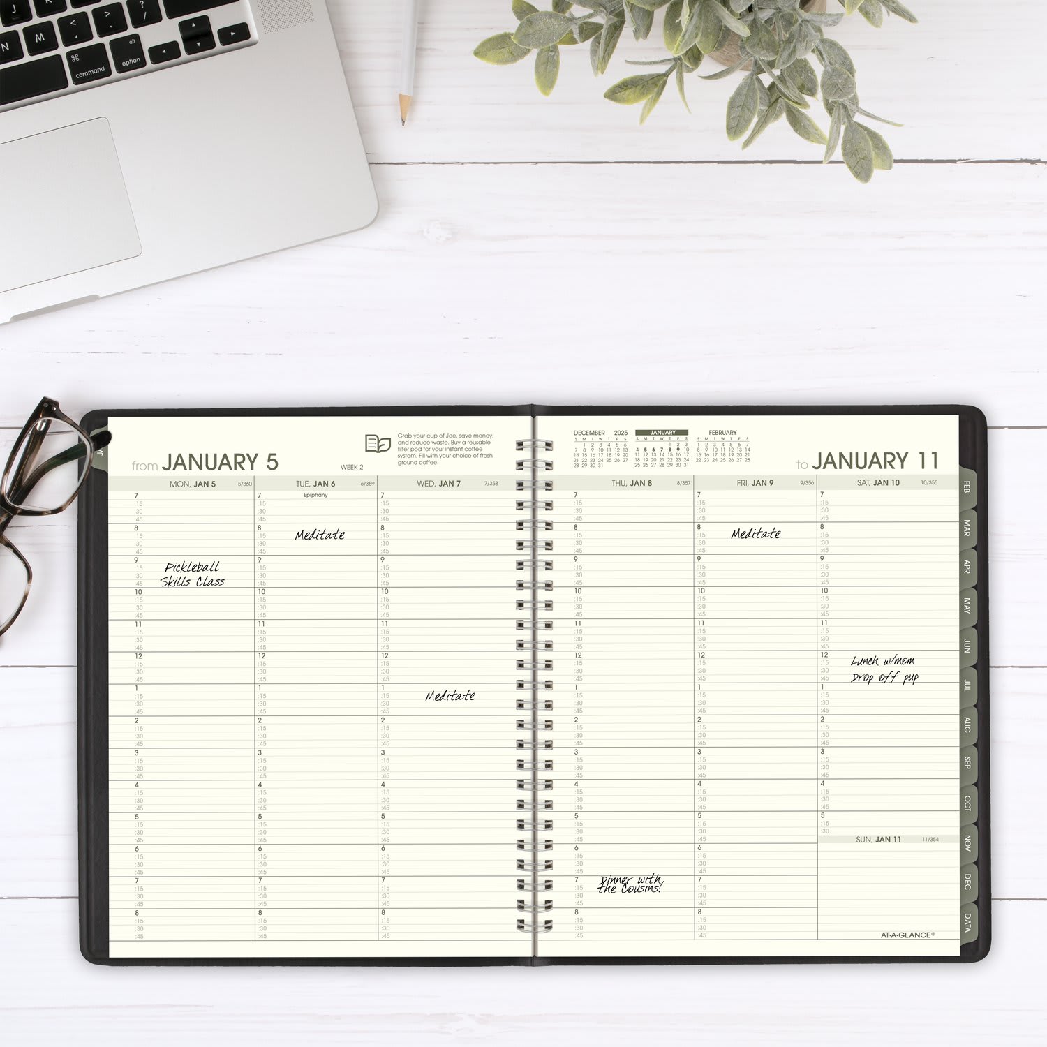 AT-A-GLANCE Recycled Weekly Monthly Appointment Books, 70951G0526 - Image 3
